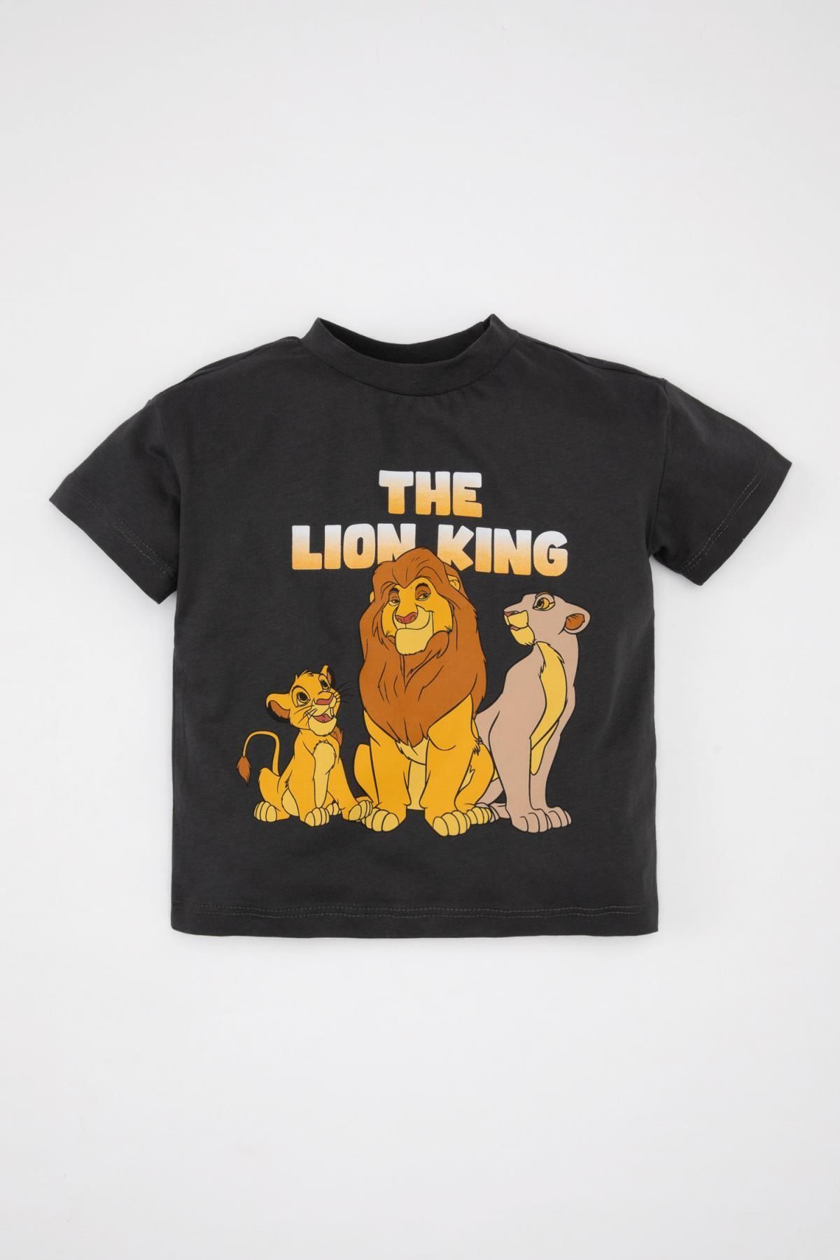 DeFacto-Chlapčenské tričko Disney Lion King Crew s krátkym rukávom C5344A524SM 1