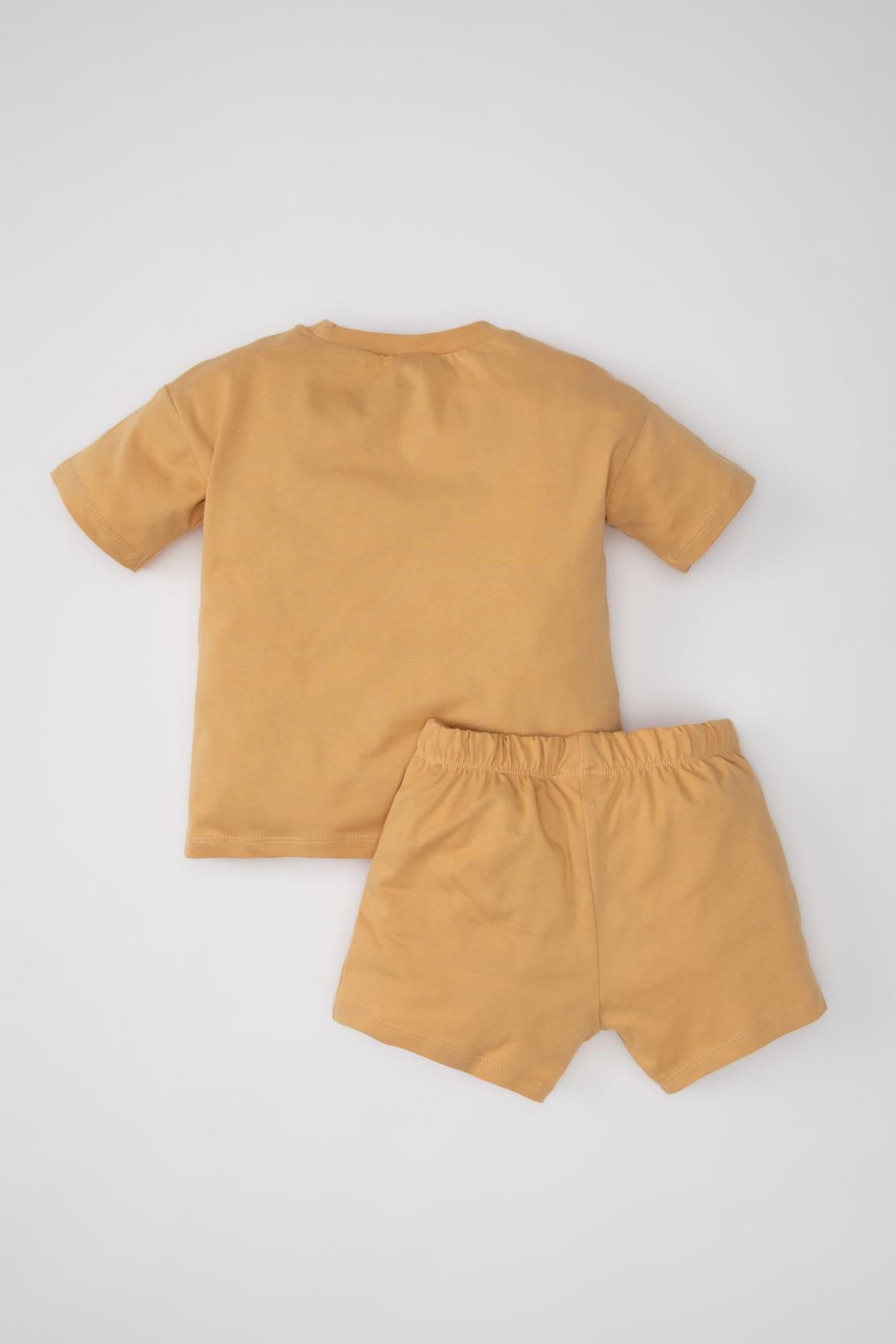 DeFacto-Baby Boy 2 Stück Set bedruckt Kurzarm T-Shirt Shorts C5848a524sm 5