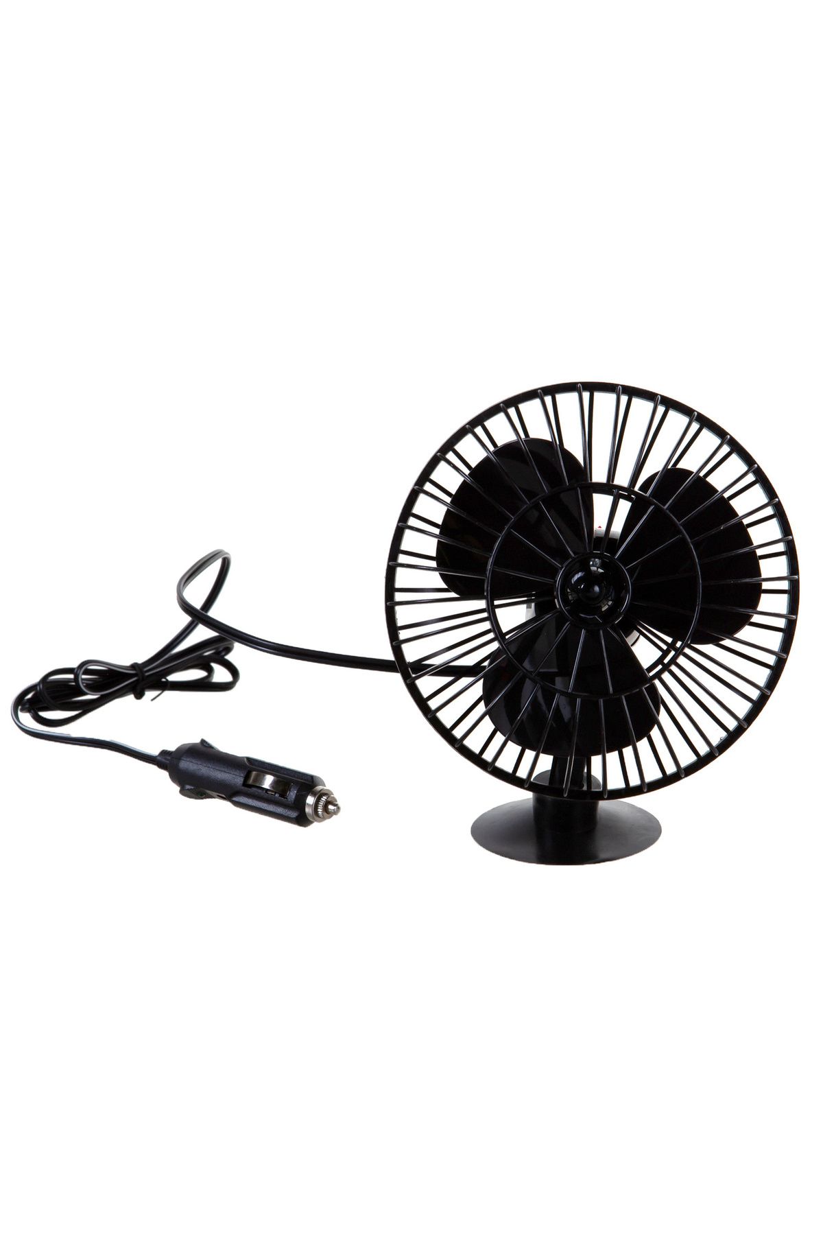 Mega Oto Market-5.5" 14 cm Mini Fan - In-Car 12V Suction Cup, Propeller Cigarette Lighter Port All a 7