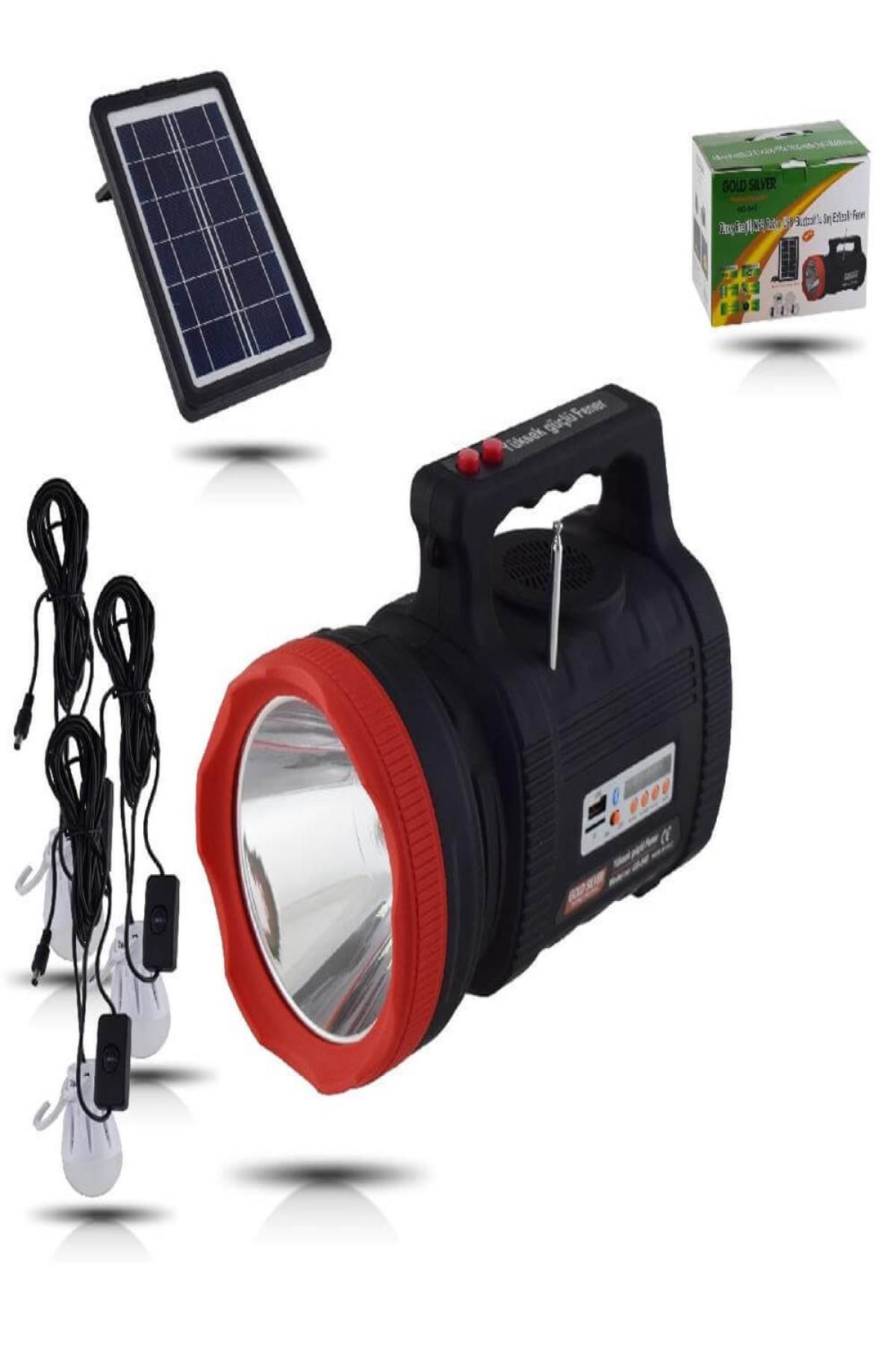 Nextpage 20w Şarjlı Solar Fener Radyo Bluetooth Gs 540