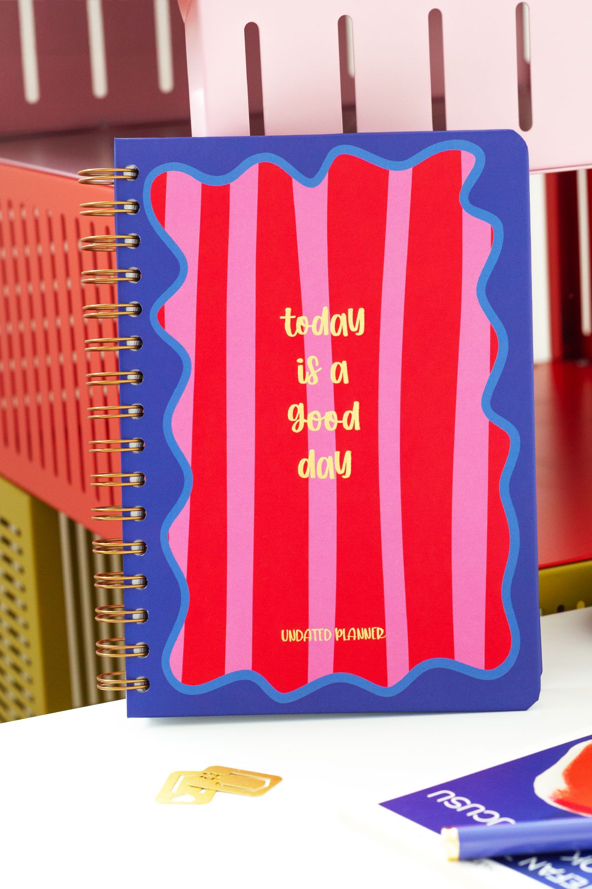 Matt Notebook-Agenda planificator fără timp A5 Spiral 3