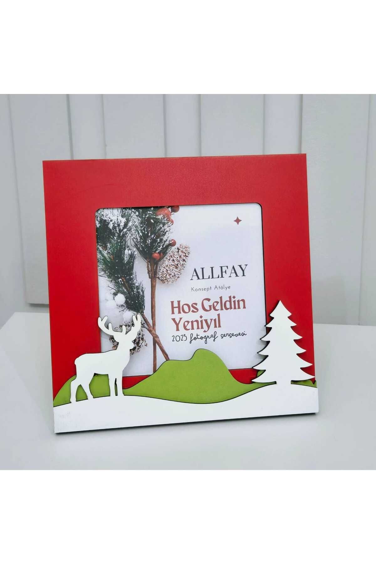 AllFayLazer-New Year Christmas Gift Student Wooden Frame Picture and Photo Frame 1