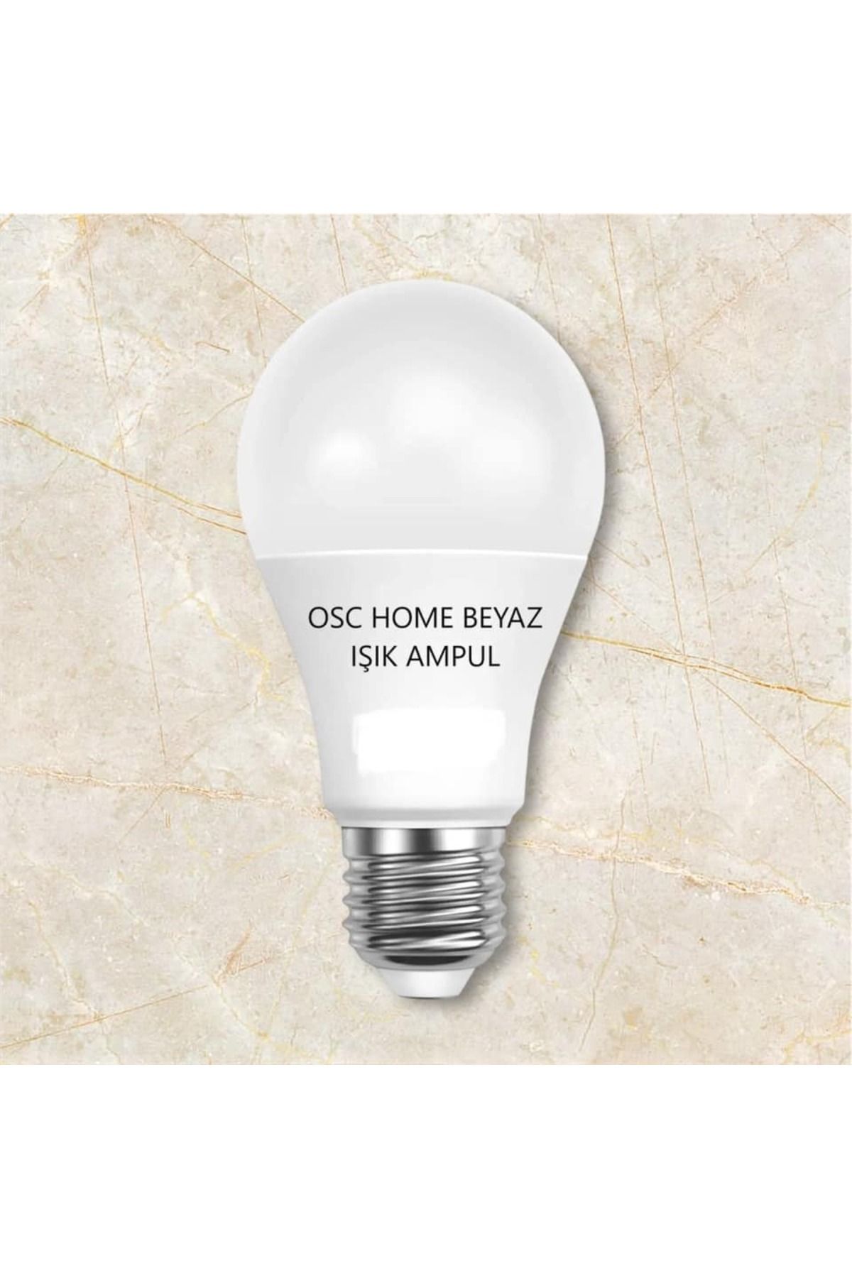 OSC HOME Led Ampul Beyaz Renk 9 Watt Tasarruflu