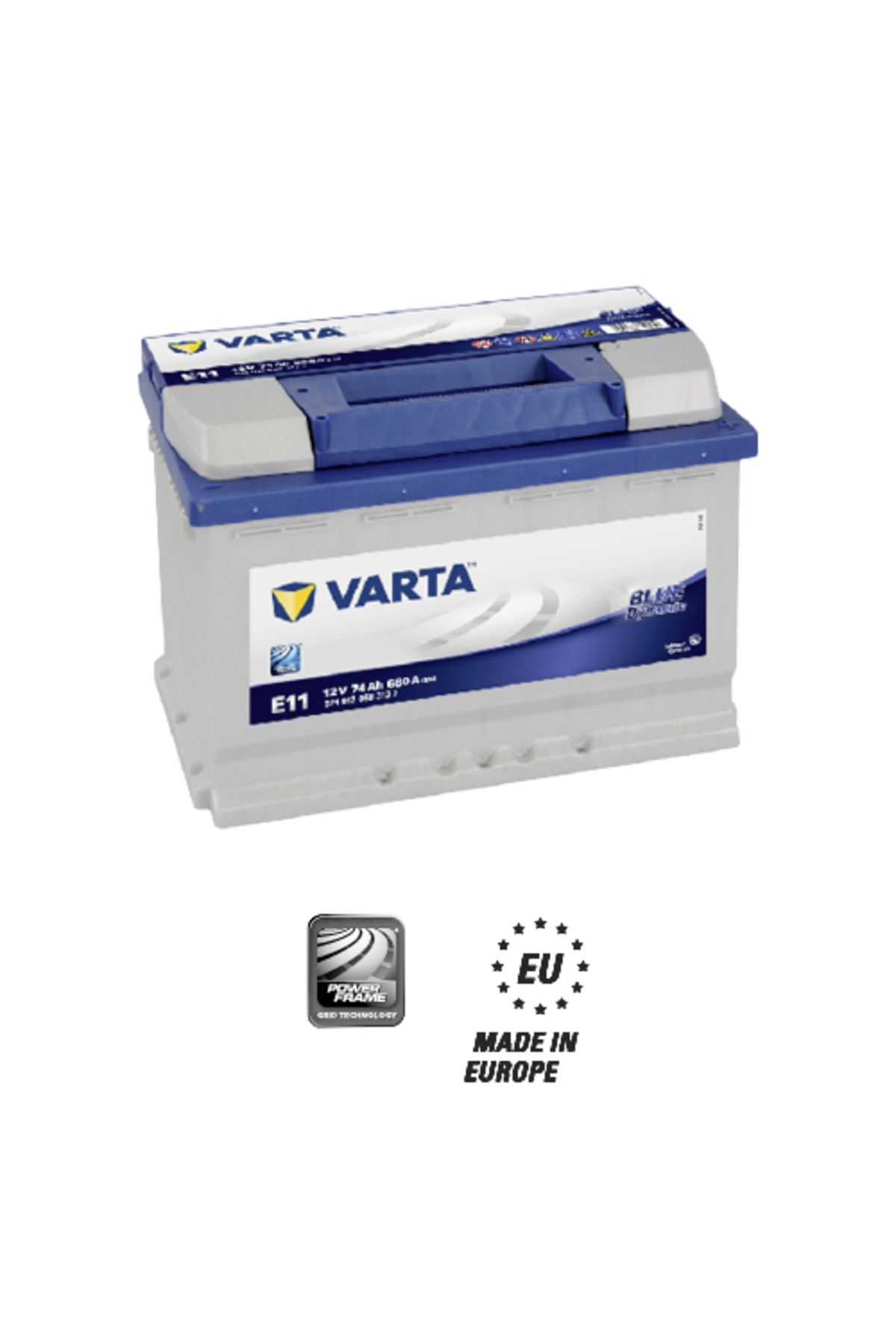 Varta E11 Akü 74ah