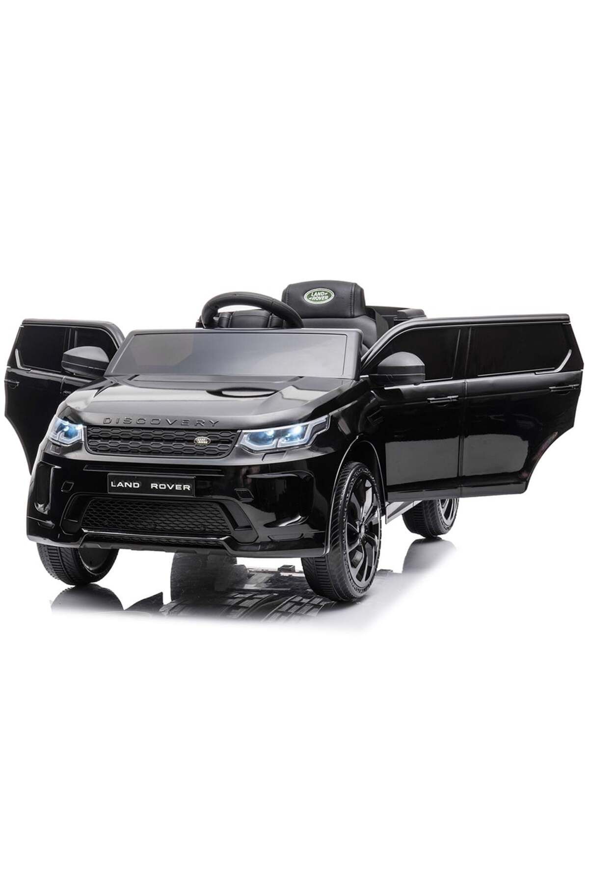 Chipolino-Masinuta Chipolino SUV Land Rover Discovery cu scaun din piele si roti EVA black 9