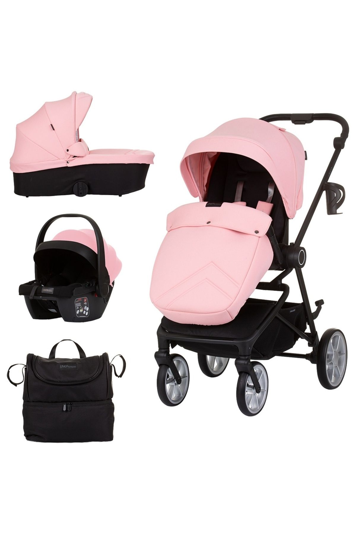 Chipolino-Carucior Chipolino Linea 3 in 1 flamingo 1