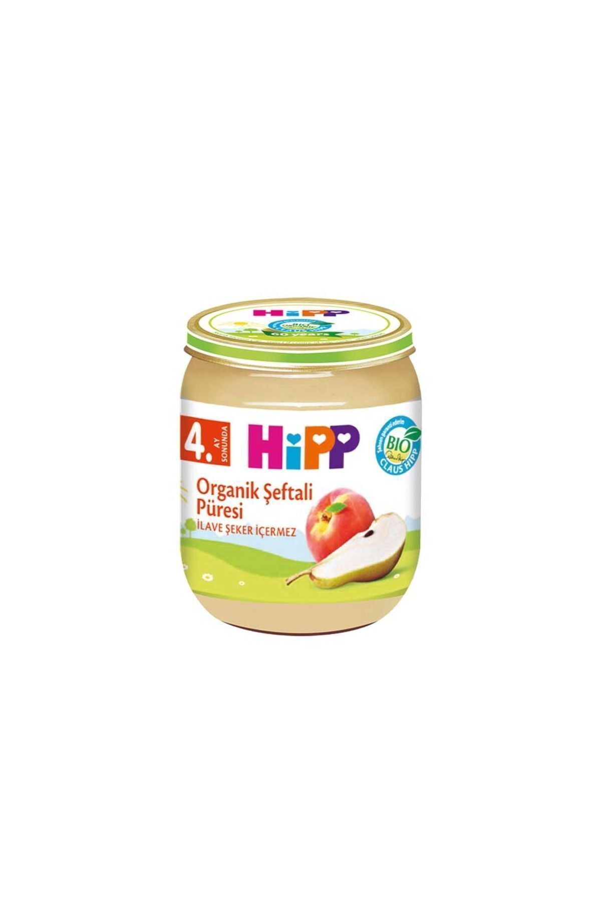 Hipp Organik X 12 Adet Şeftali Püresi 125gr