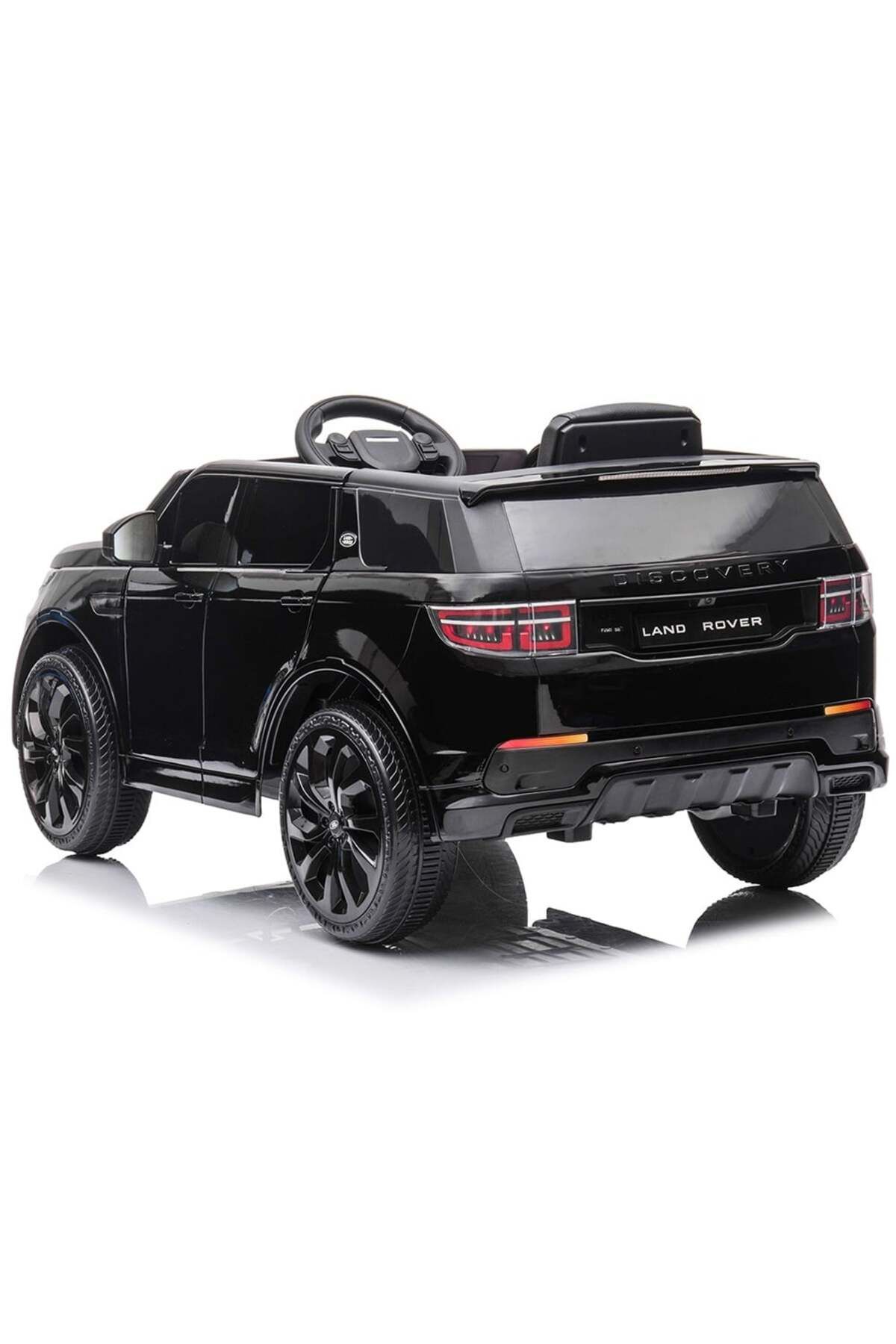 Chipolino-Masinuta Chipolino SUV Land Rover Discovery cu scaun din piele si roti EVA black 5