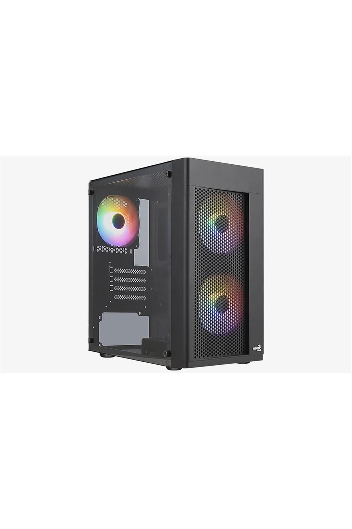 AEROCOOL -ae Hexfr 400 Hexform 400w 3x120mm Frgb Usb 3.0 Mini Tower Kasa