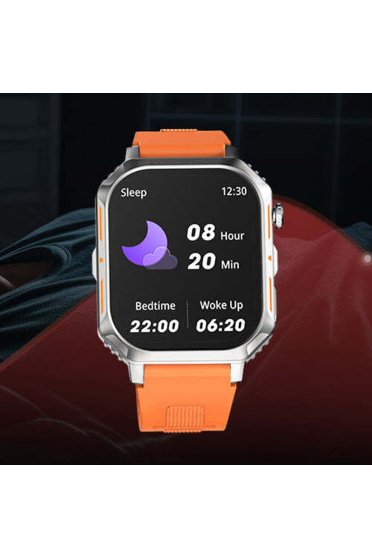RİVERSONG-Motive 8S Bluetooth Calling Smart Watch, Hi-Res Display, Waterproof, AI Assistant, Black 3