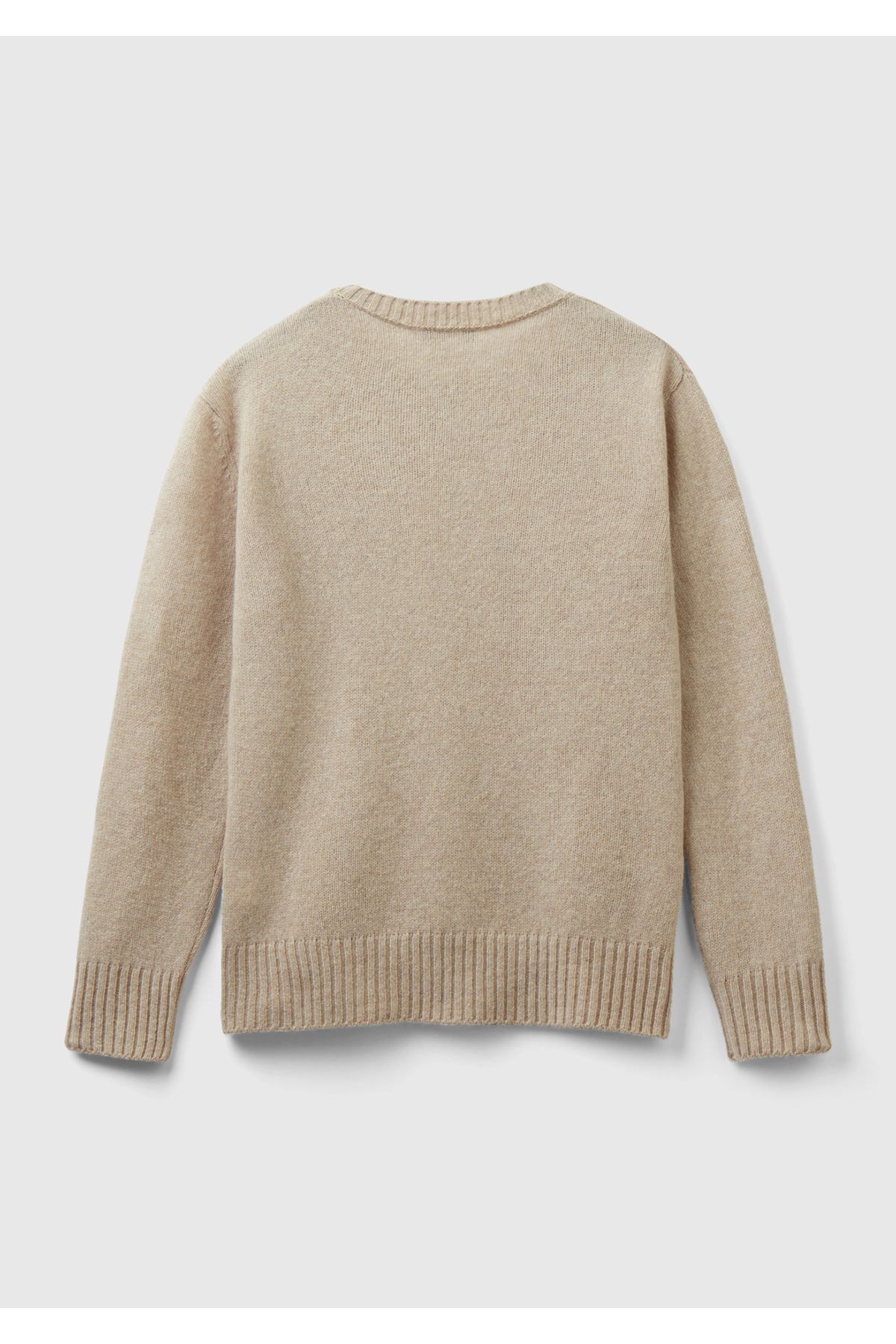 United Colors of Benetton-Benetton Crew Neck Shetland Sweater 4