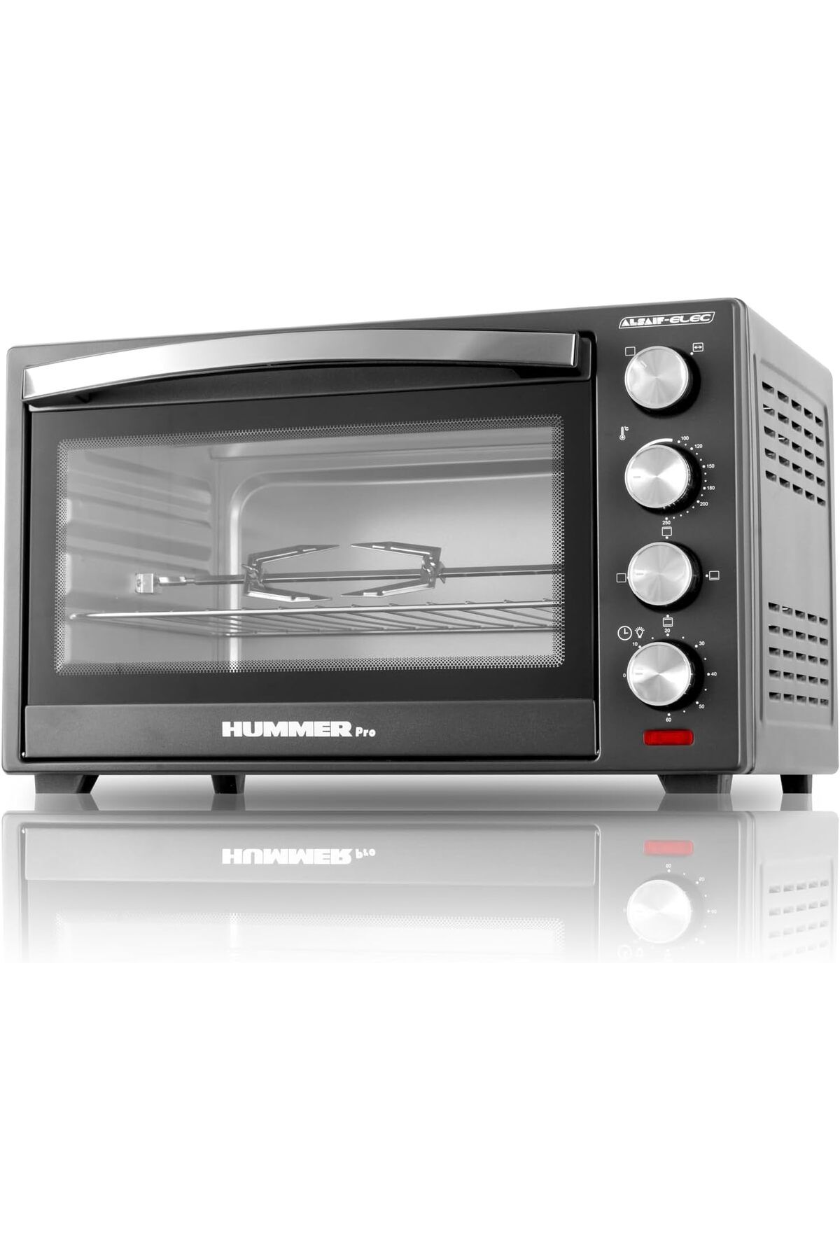 ALSAIF-HUMMER PRO Oven With Grill 30 L 1600 W E01107 Black 1