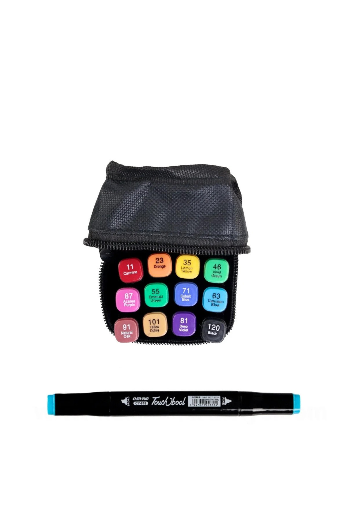 EVENT Marker 12'li Set Çantalı Taşınabilir Marker Kalem Seti 12 Renk ...