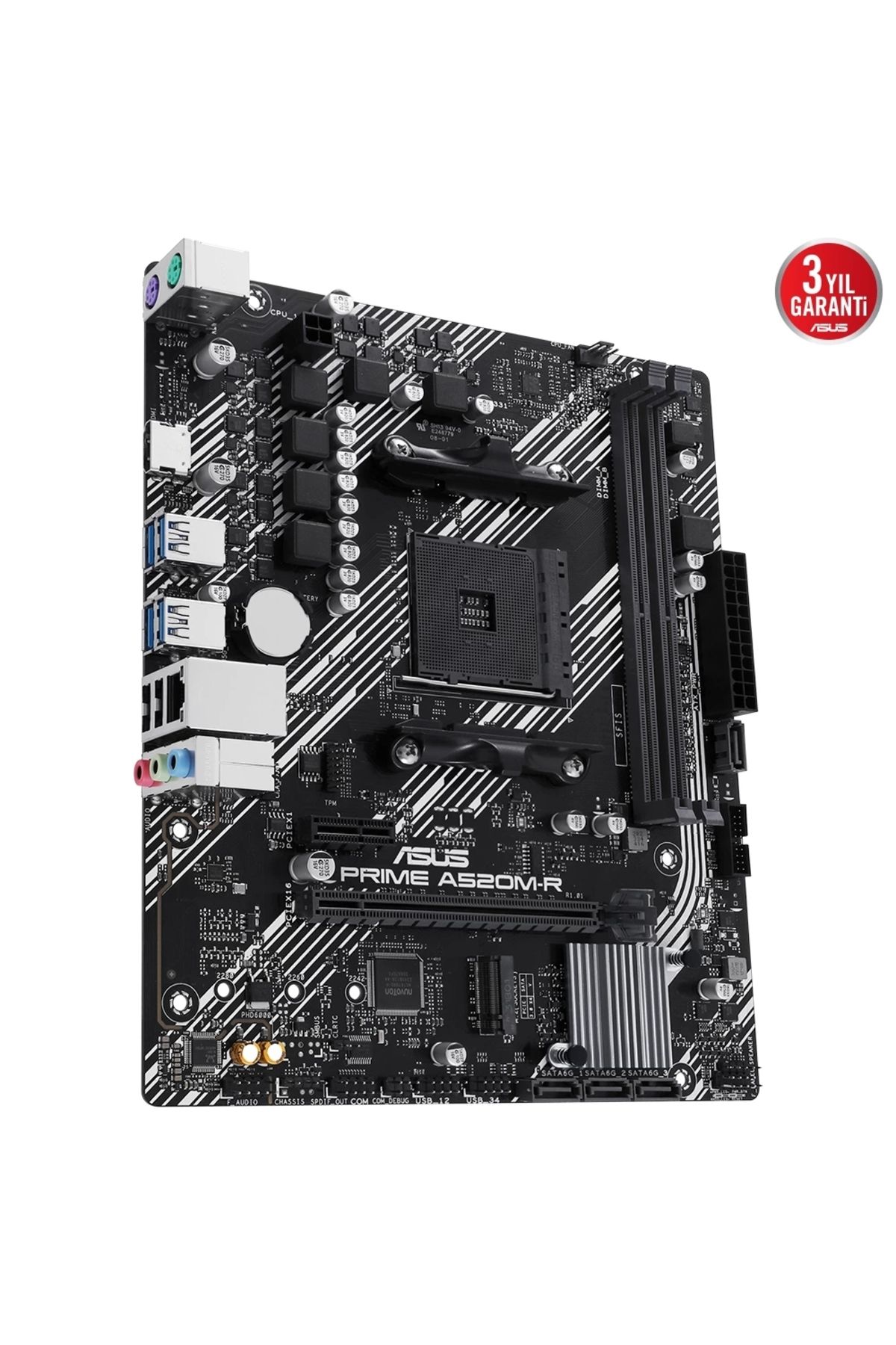 ASUS-Prime A520M-R Ddr4 5100Mhz (Oc) M.2 Am4 Matx Motherboard 4