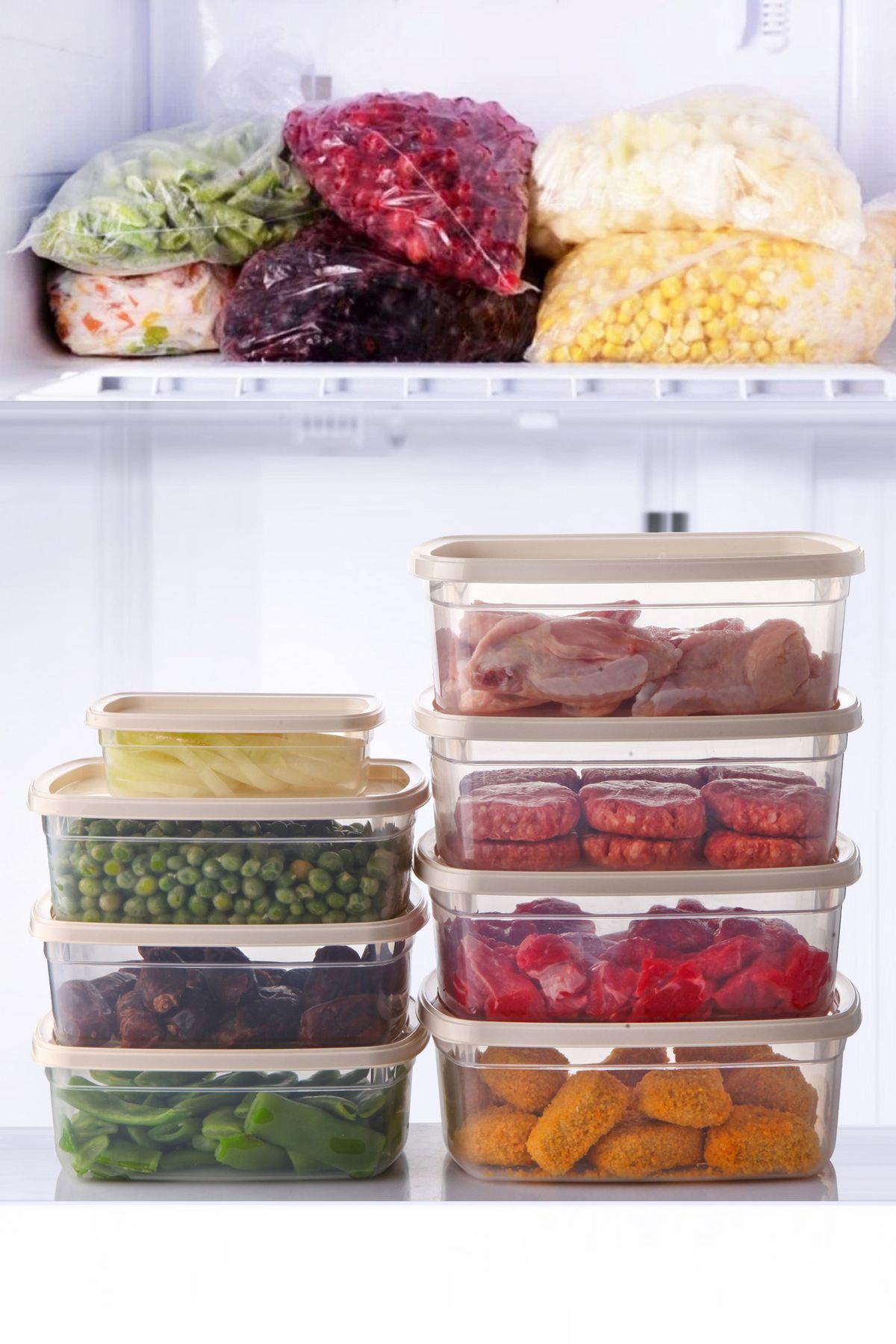 Nandy Home-Easybox Set of 16 - Multi-Purpose Storage Container Set for Microwave and Freezer 4
