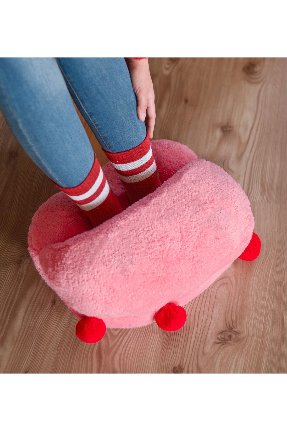 Özgüner Oyuncak-Plush Foot Warmer, Plush Slippers 2