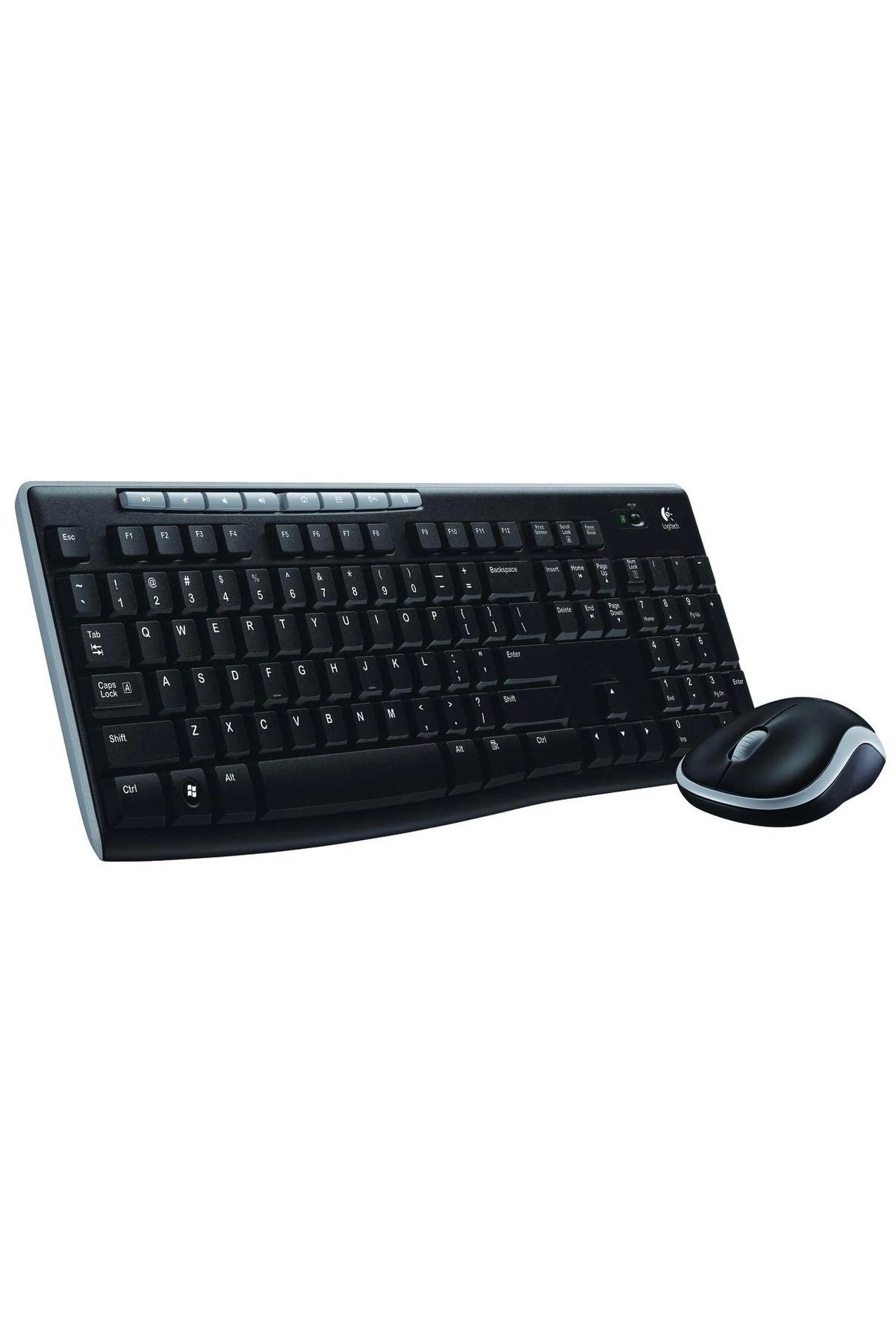 logitech Ontech - Mk270 Q Tr Kablosuz Klavye Mouse Set Siyah 920-004525