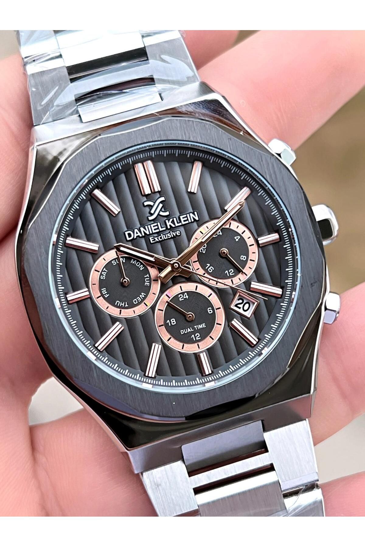 Daniel Klein-Men Wrist Watch with Inner Functions Active 30 Mt Water Resistant Fdk.13451F5 2