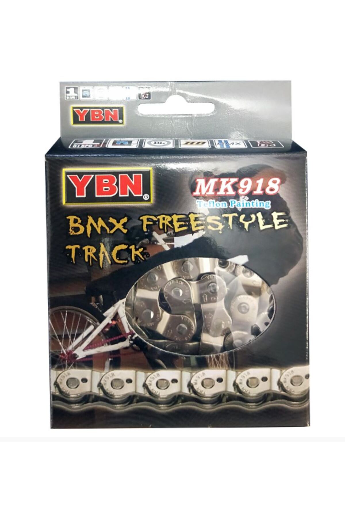 Genel Markalar YBN Zincir Mk918 Bmx-Track-Fixed Half Link Zincir