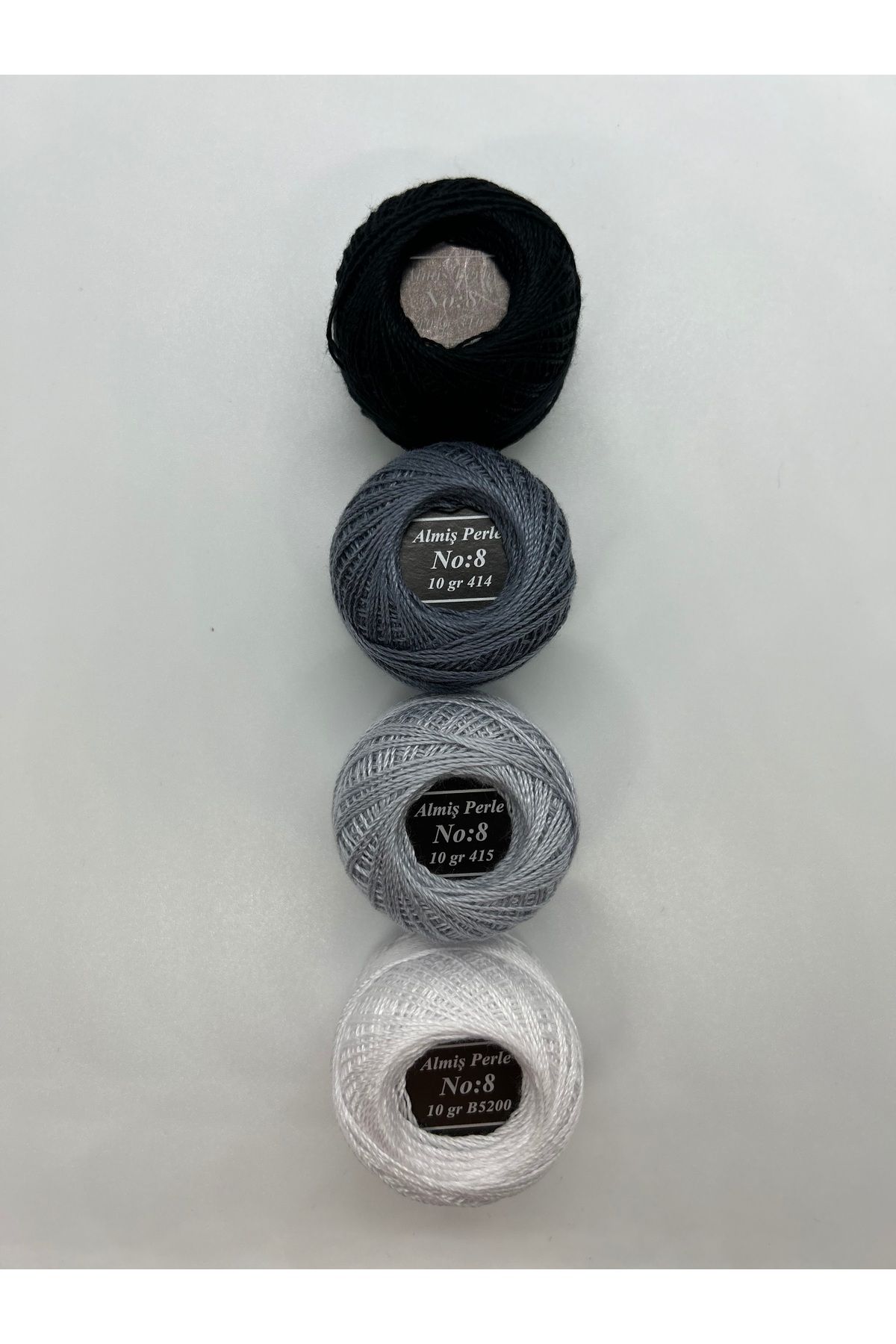 ALMİŞ-Almiş Perle Etamin-Cross-Stitch 4 Thread Set (10 Gr-No:8) 2