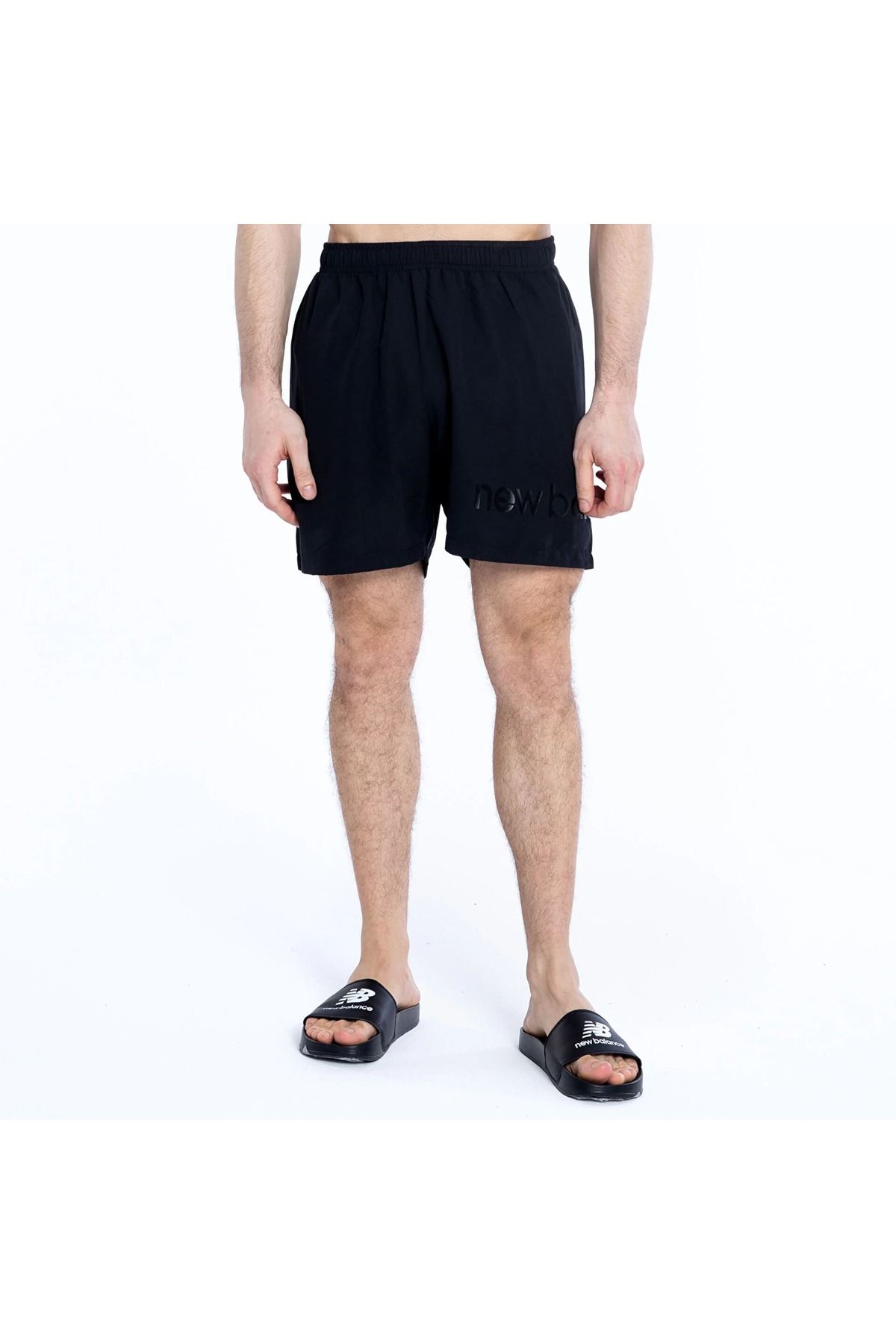 New Balance-Lifestyle MNS1324-BK Black Men's Swim Shorts 3