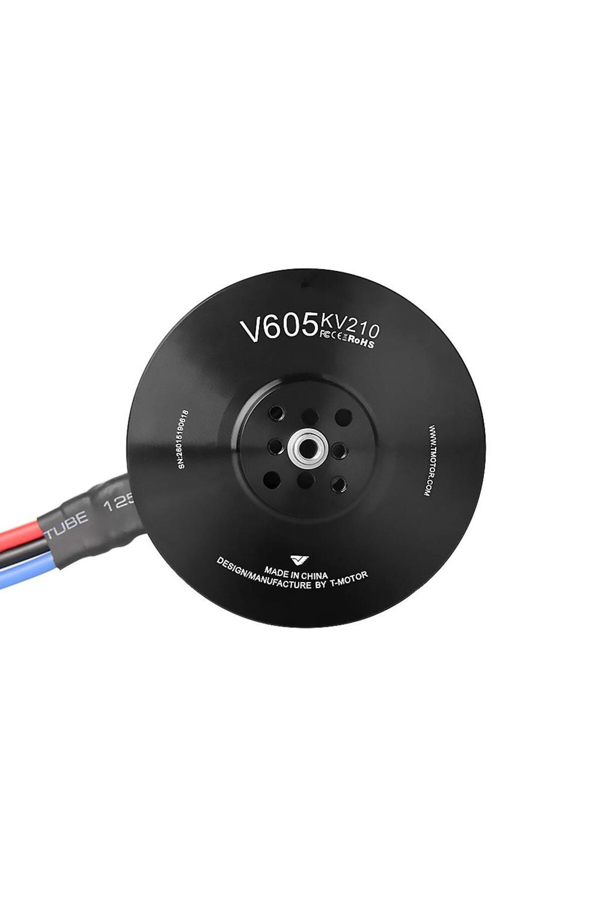 T-Motor V Type V605 210KV Brushless Fırçasız Brushless Fırçasız UAV Motor Multikopter Multi-rotor Qu