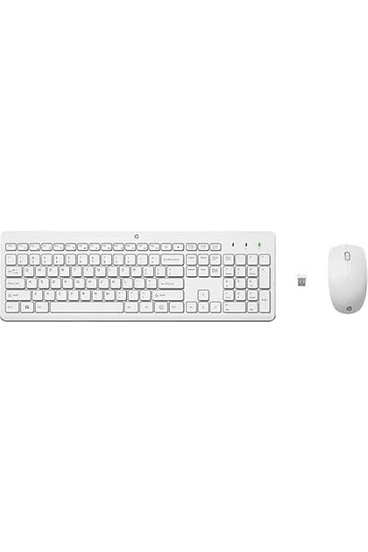 HP 230 3l1f0aa Kablosuz Klavye & Mouse Kombo Beyaz 1600dpı (2 X AAA (KEYBOARD); 1 X Aa (MOUSE)