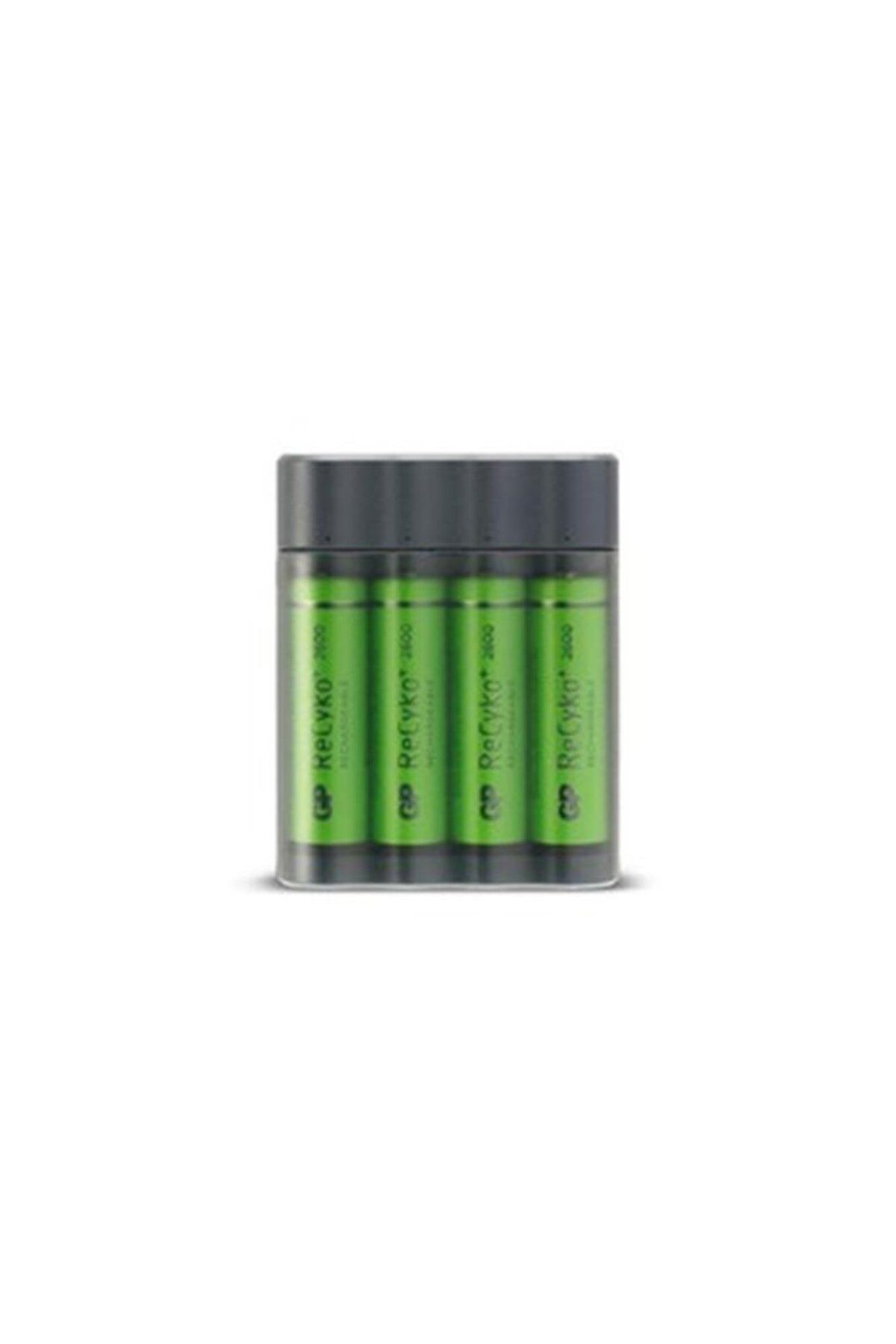 GP X411 AA 2700 mAh Şarjlı Kalem Pil 4 Adet + Şarj Cihazı Gpx411270AAHCEMTB-2EAB4