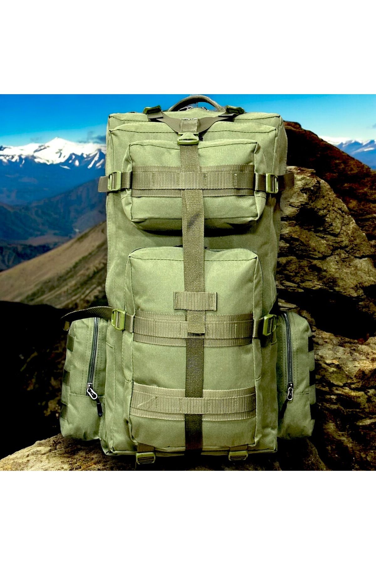 KRC BAGS 75+5 Lt Outdoor trekking spor dağcı sırt çantası