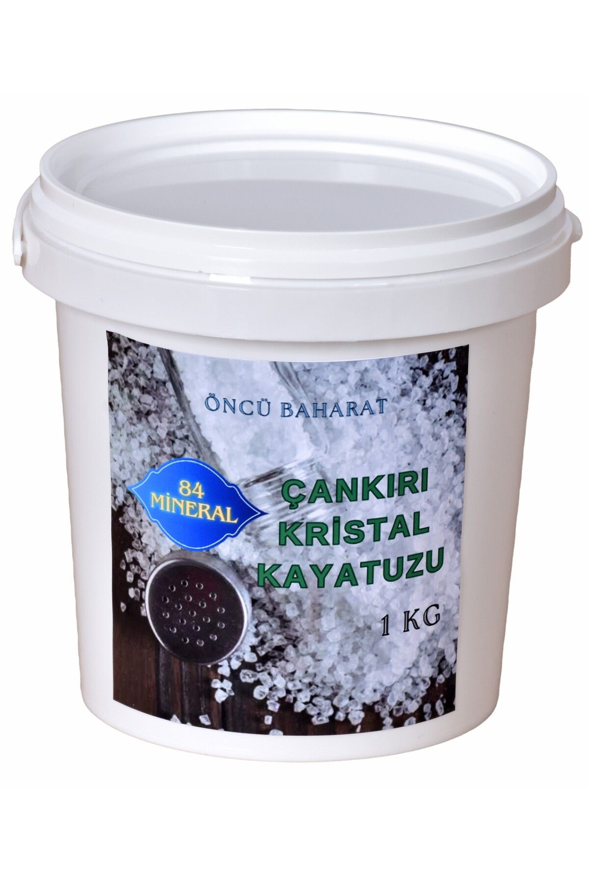 Öncü Ticaret Bitkisel 84 Mineralli Doğal Çankırı Kristal Iri Tane Kaya Tuzu 1 Kg