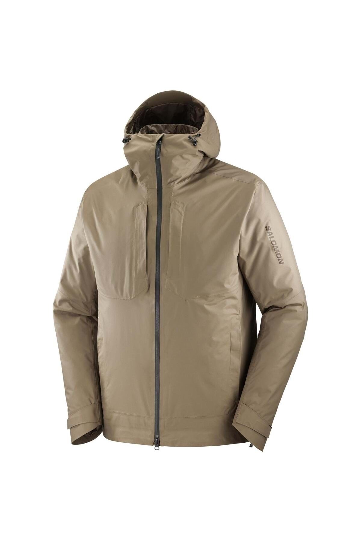 سالومون کت مردانه پر غاز LC2353100 Patroller 3in1 Down 600 Filling Goose Feather BROWN