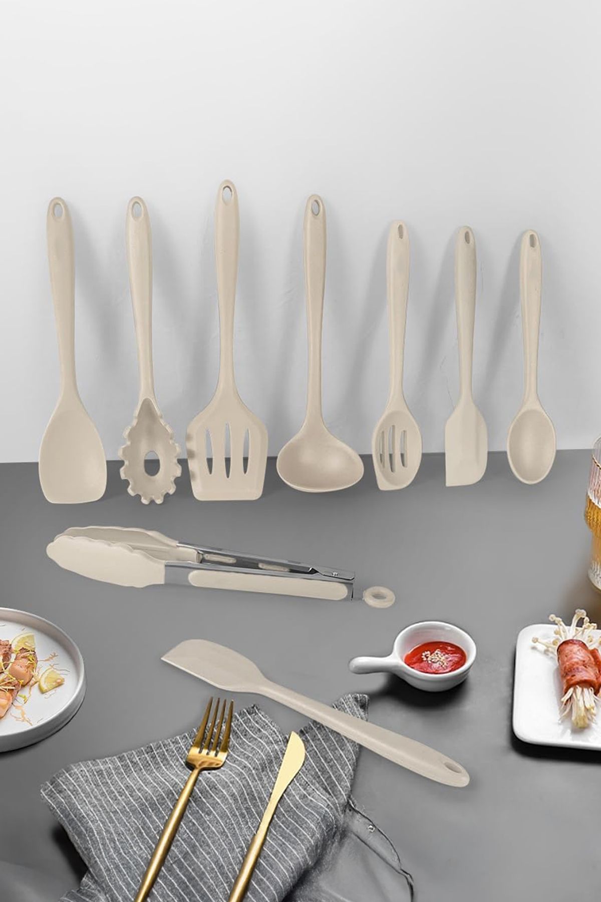 valletta-Salvatore Vanilla 10 Piece Spatula Set 2