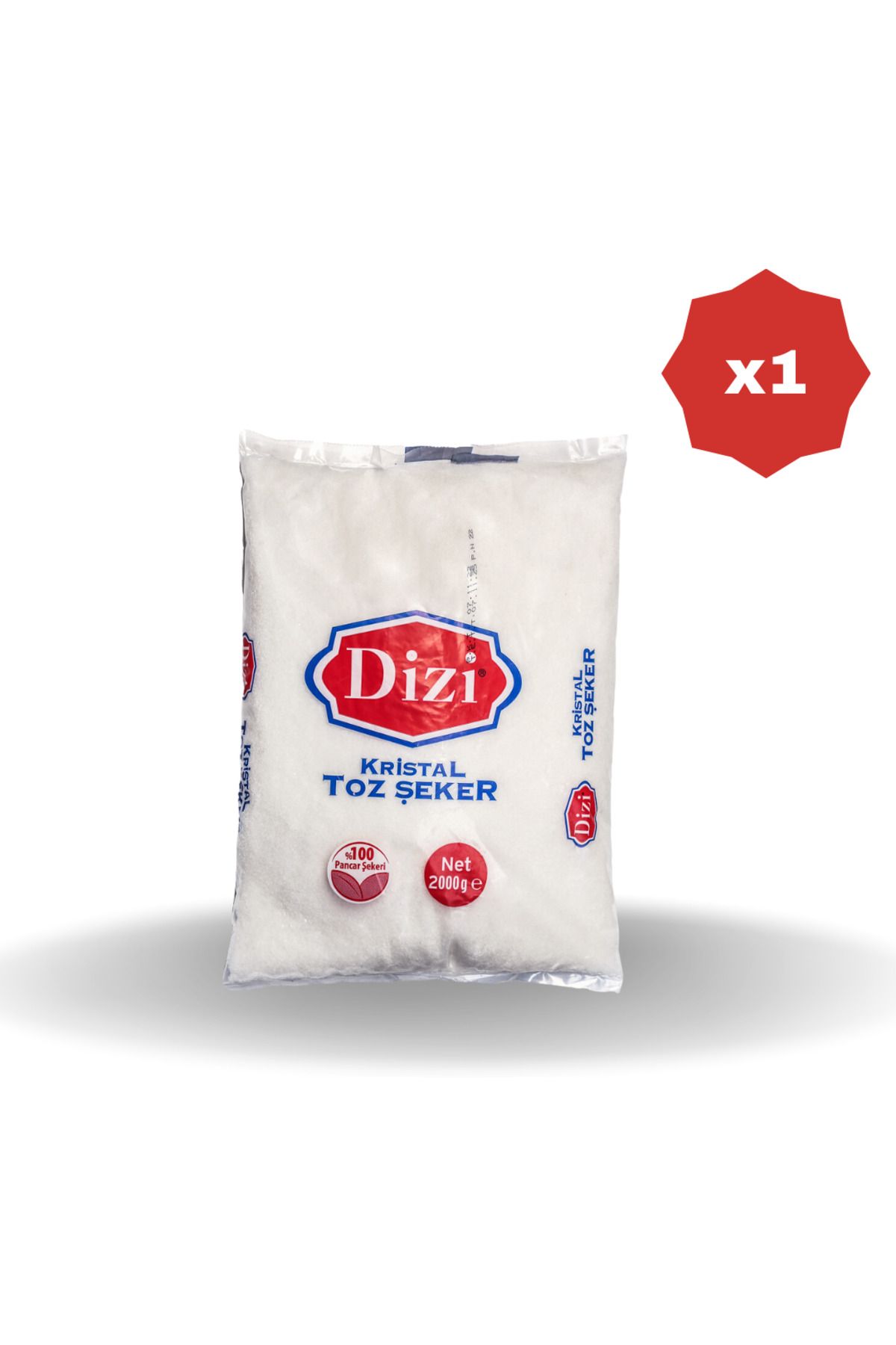 DİZİ DİZİ TOZ ŞEKER 2 KG - (1 ADET)