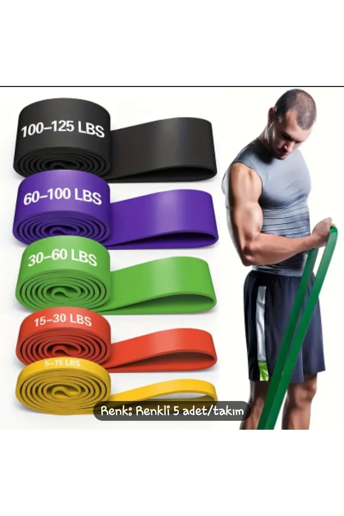 AIROPE Crossfit Loop band  5li set