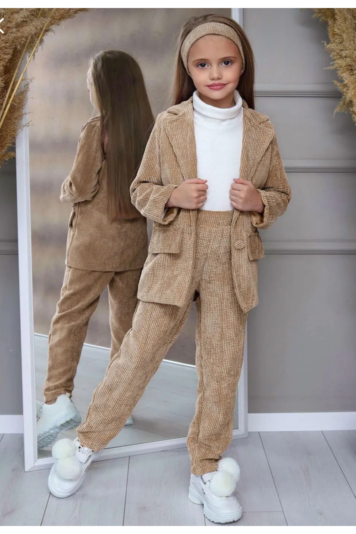 Calisa Velvet Blazer Jacket Velvet Trousers and Blouse Eid Set