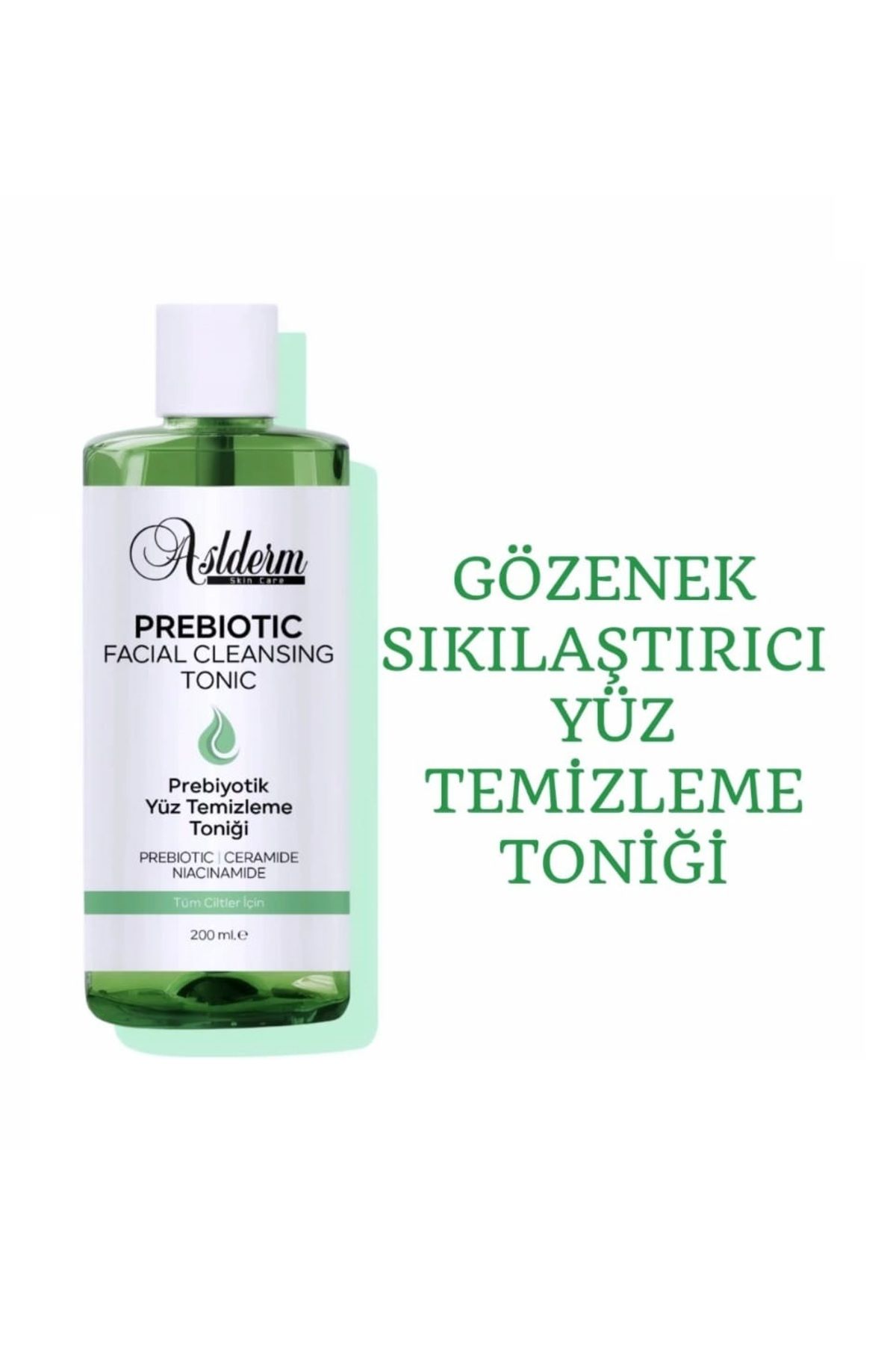 ASLDERM MAKYAJ TEMİZLEME TONİĞİ 200 ML