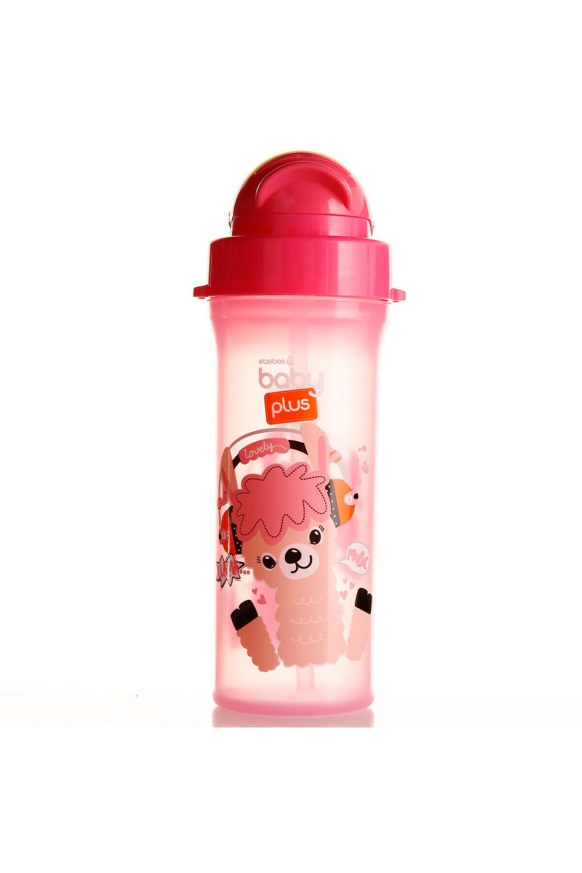 Baby Plus Desenli Pipetli Matara Pembe 300cc