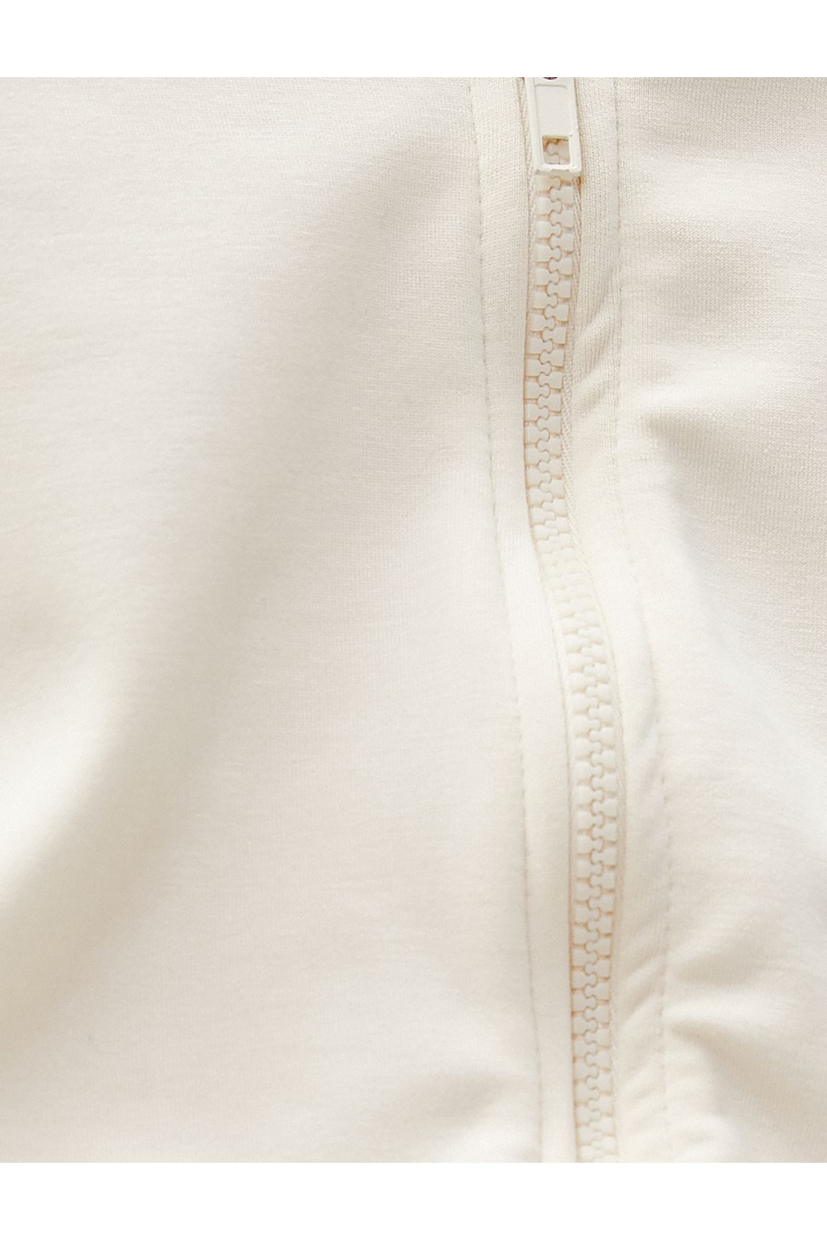 Koton-Zippered Jacket Modal Blend Elastic Waist 6