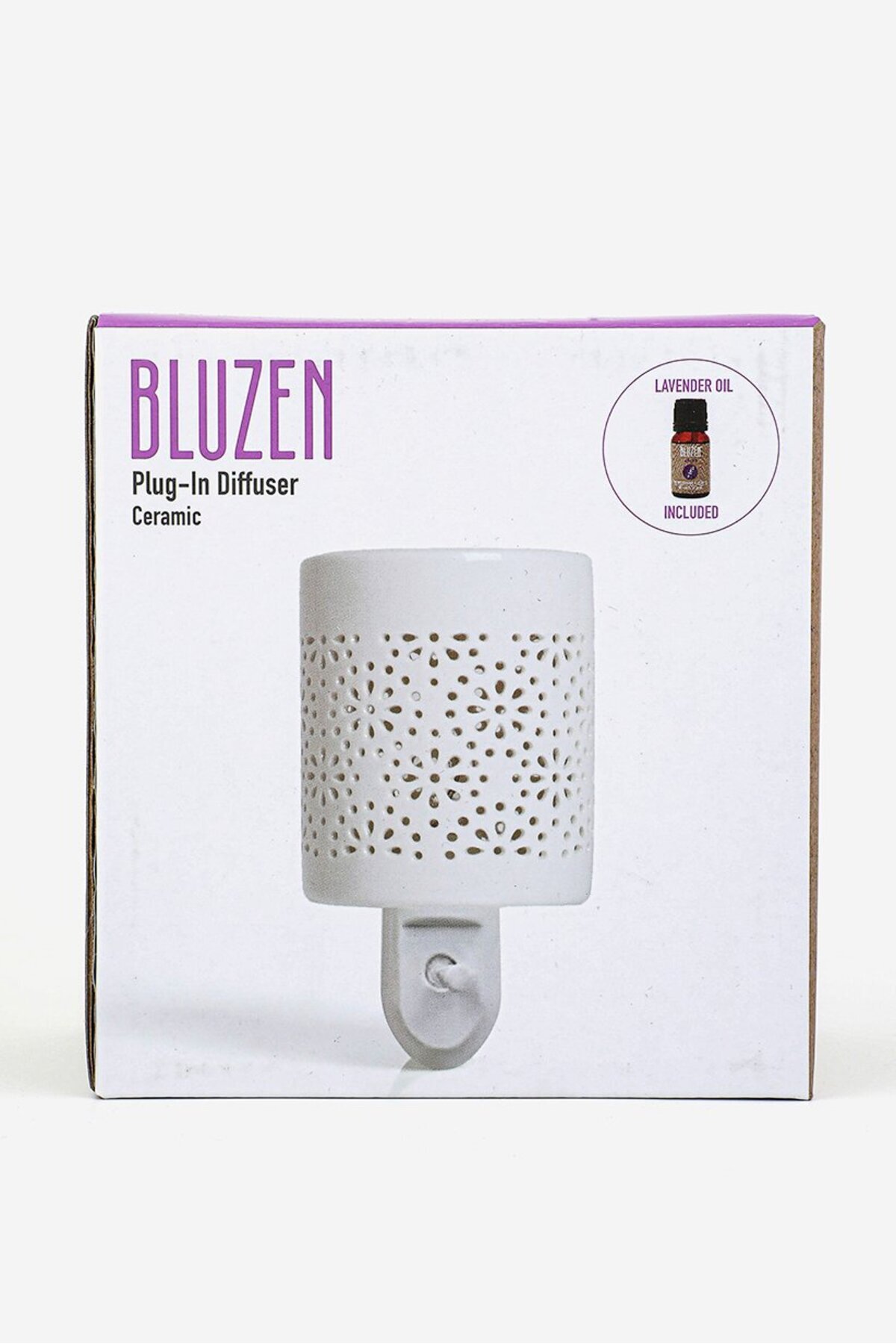 Bluzen-Plug,In Oil Diffuser And Lavender Essential Oil Set, Lavender 1