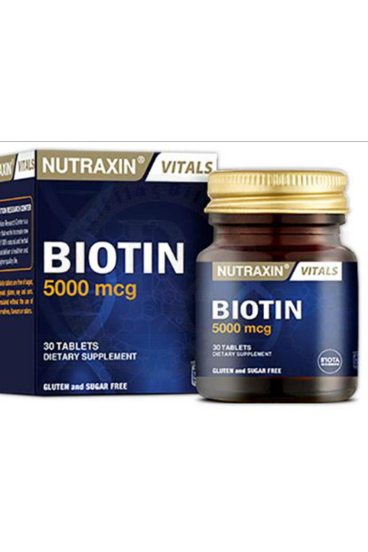 Nutraxin Biotin 5000 mcg 30 tablet