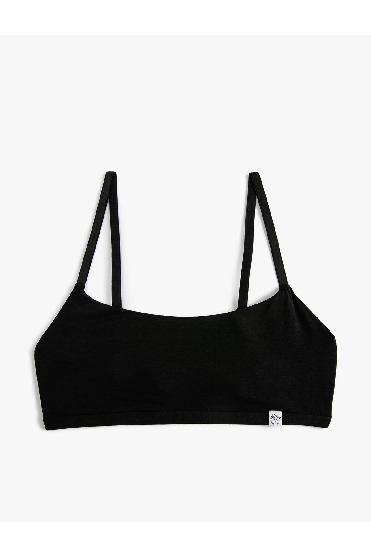 Koton-Non-wired Bra Without Padding Without Padding Strap Viscose 1