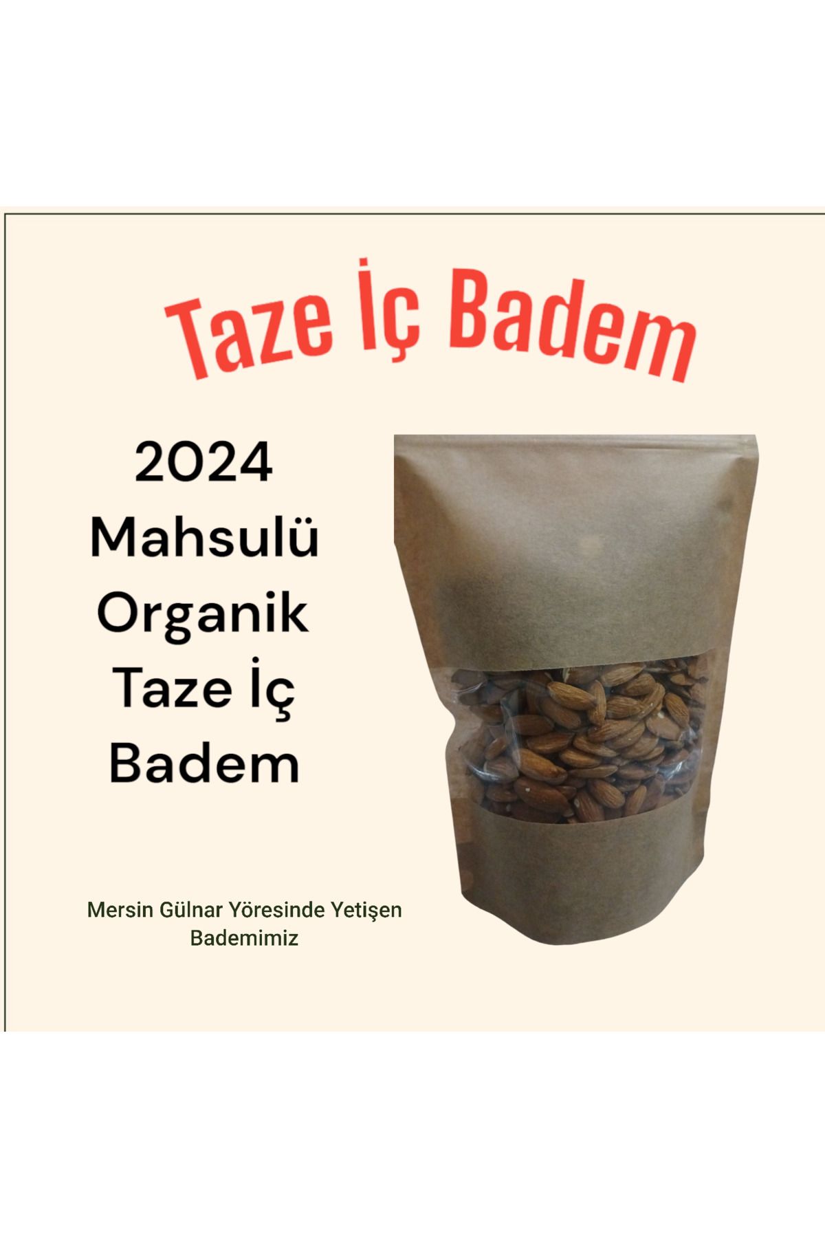 Gülnarın Aşığı Gıda Iç Badem 2000 gr