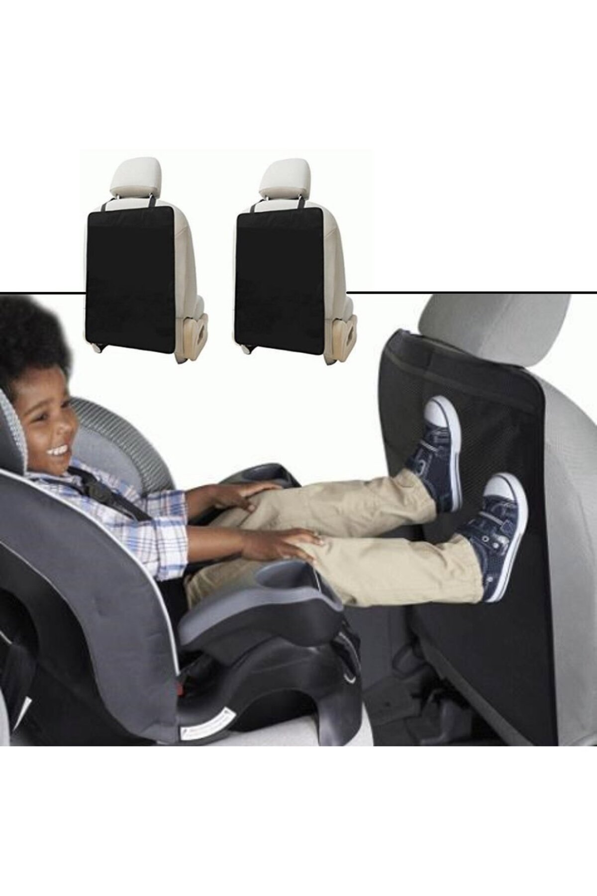 mc.pierobaby MC.PİEROBABY ARABA KOLTUK ARKASI KORUYUCU KILIF OTO KOLTUK ARKASI KORUYUCU KILIF 1 ADET SİYAH fotoğrafı 3 (önizleme)