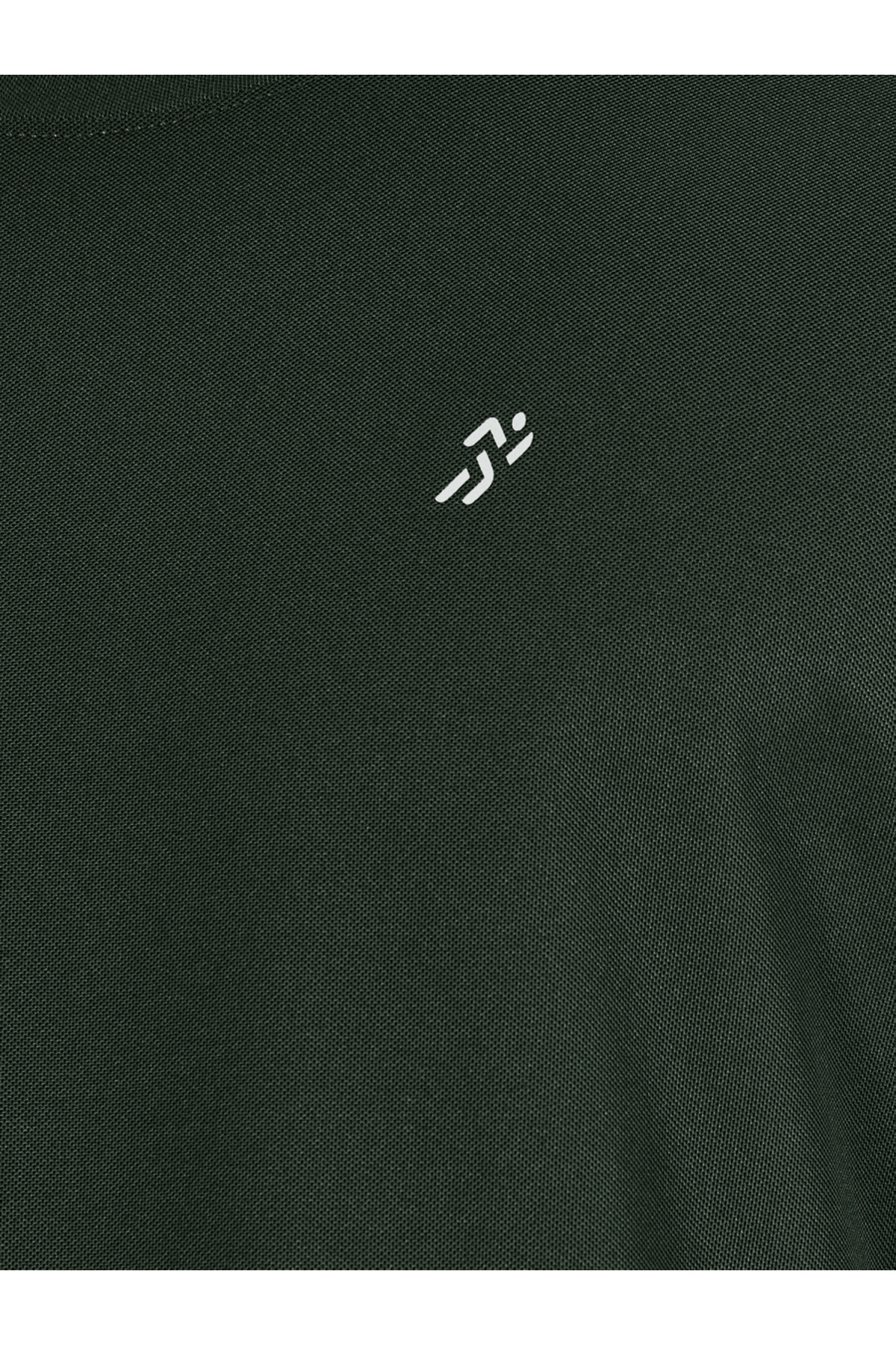 تي شيرت كبير الحجم من نسيج بيكيه ميكرو مع شعار عاك...