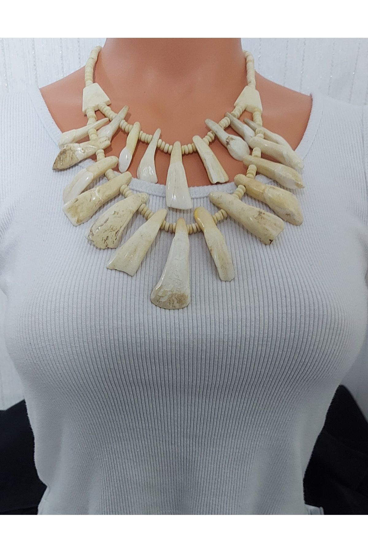Virgo-Camel Tooth Necklace 1
