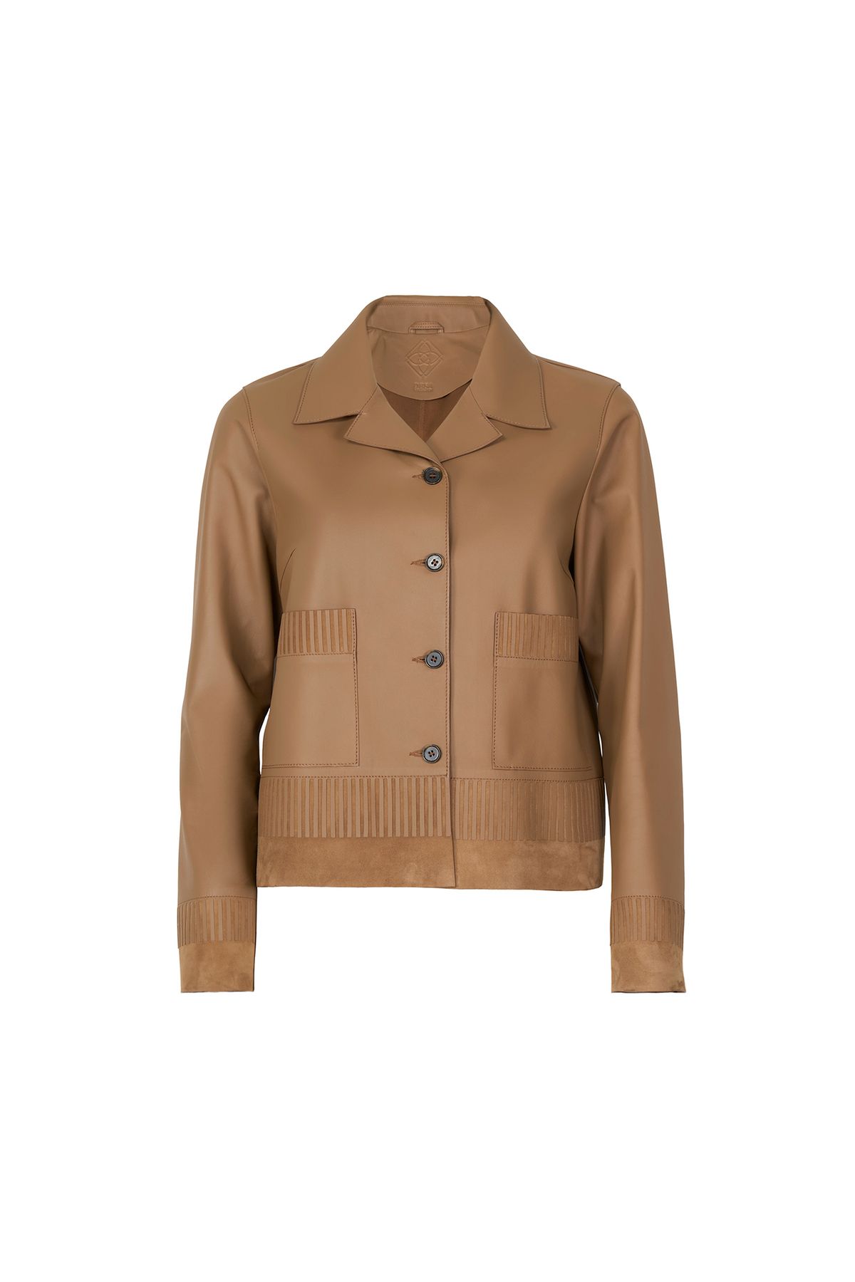 Desa-Ciona Light Brown Women's Leather Jacket 7