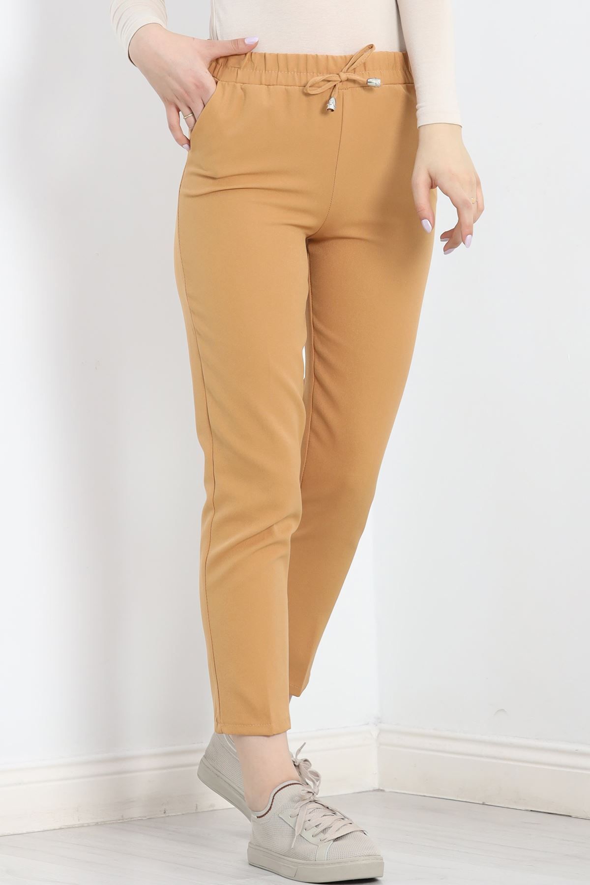 NOBLESTYLE-Sütlükkahve Dobıl Lace-Up Trousers - 20138.1884. 3