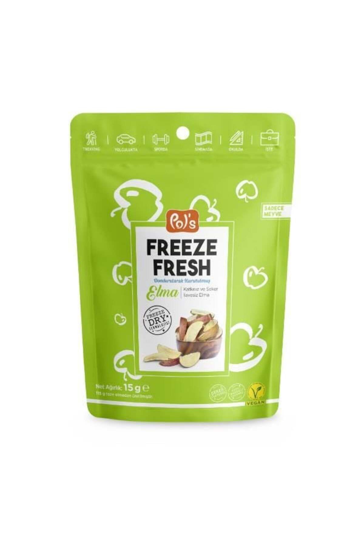 Easy Tedarik Pol s Freeze Fresh Dondurularak Kurutulmuş Elma 15 g
