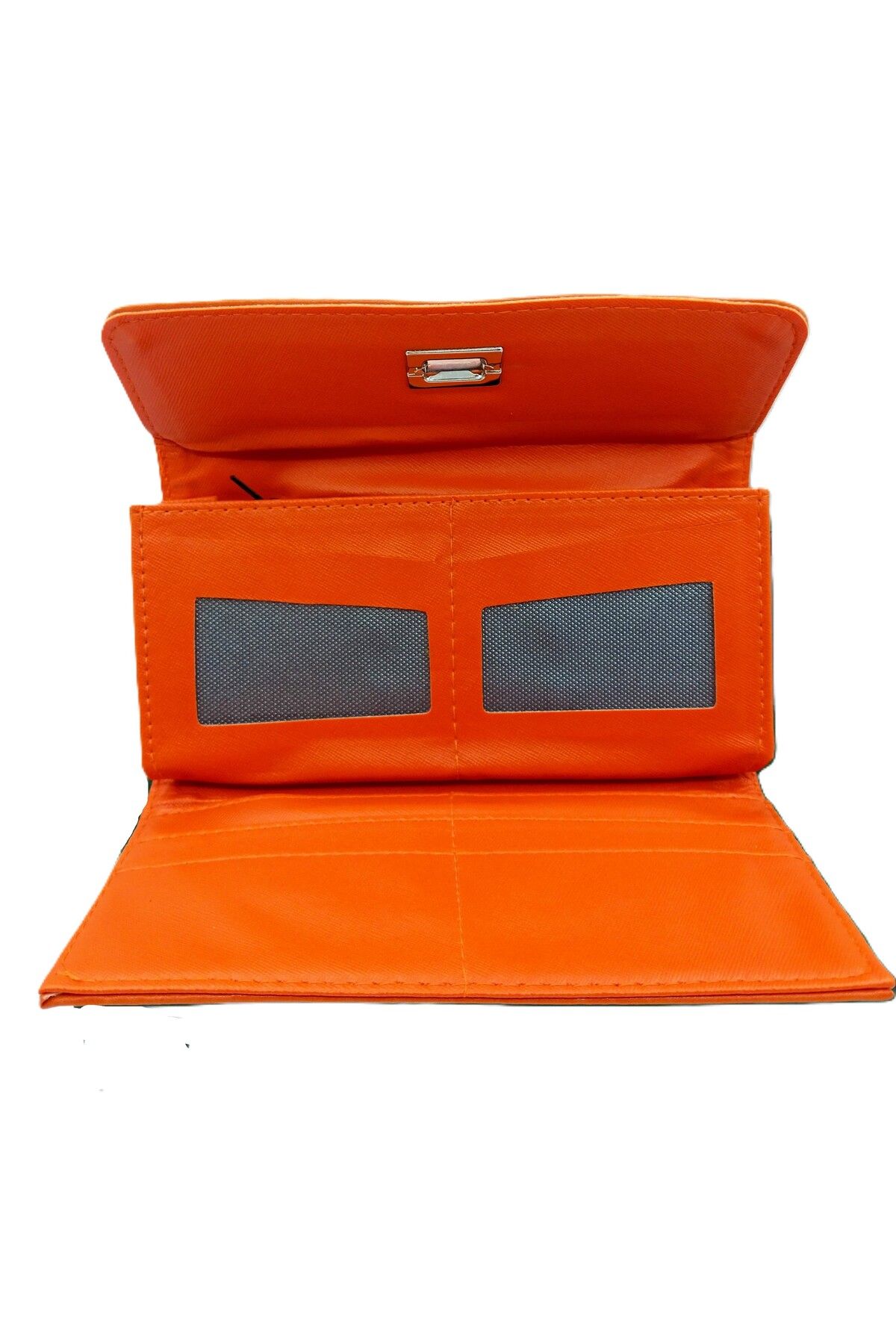 ARONA-Wallet with Orange Clamshell 6