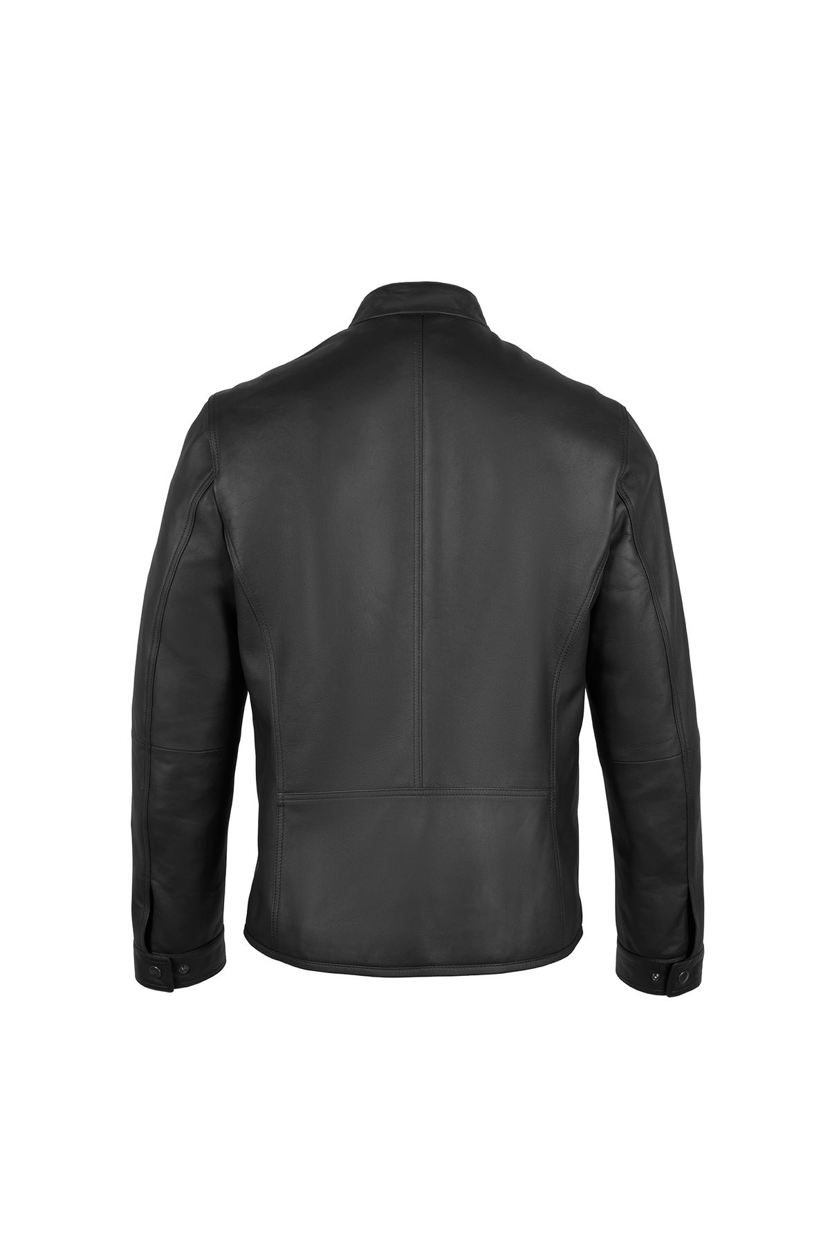 Desa-Dyami Black Men's Leather Coat 2